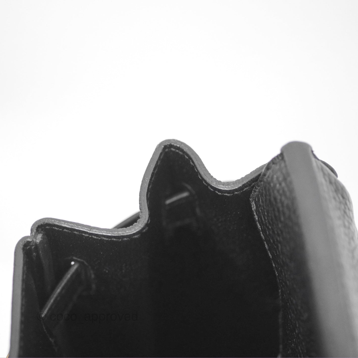 Hermès Birkin 30 Retourne Black Noir 89 Clemence Gold Hardware