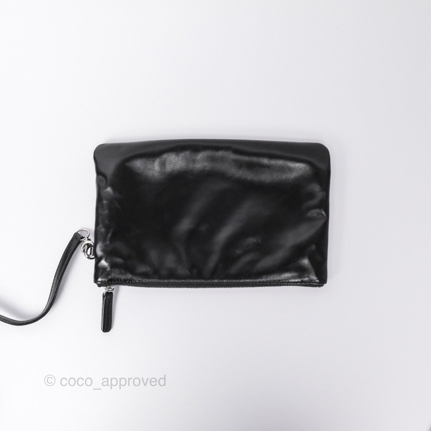 Chanel 22 Small Quilted So Black Shiny Crumpled Calfskin