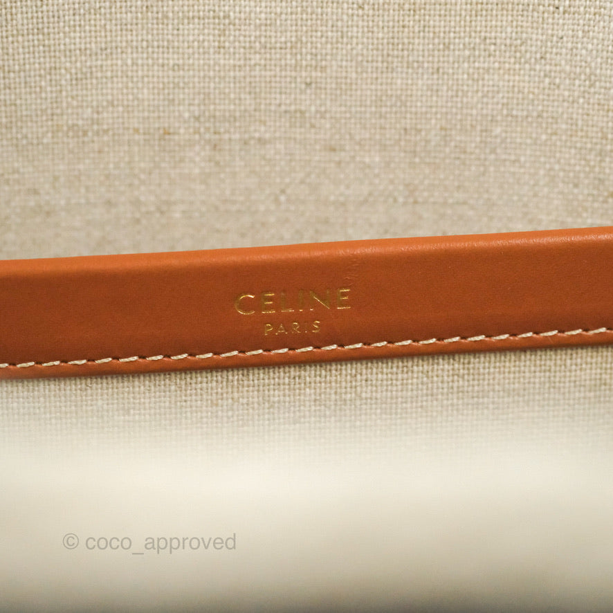 Celine Large Cabas Thais Textile with Celine All-Over