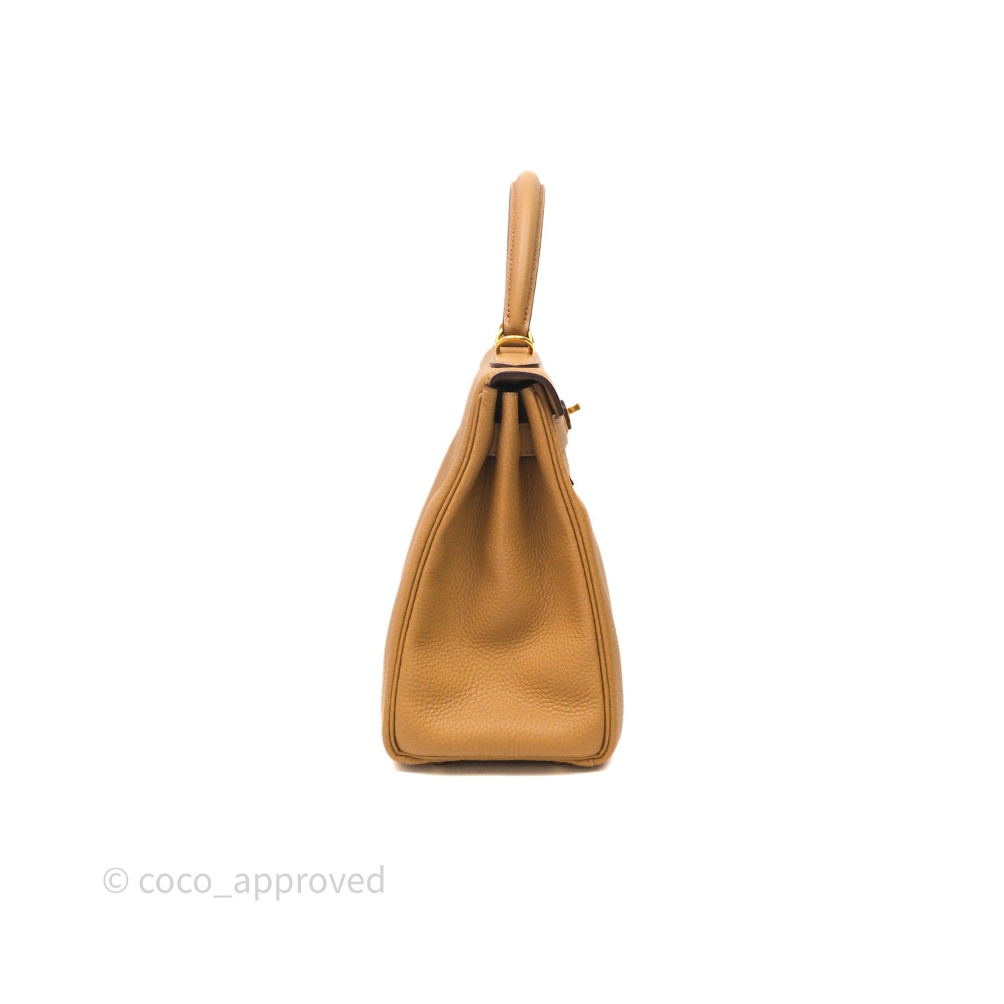 Hermès Kelly 28 Biscuit 4B Togo Gold Hardware