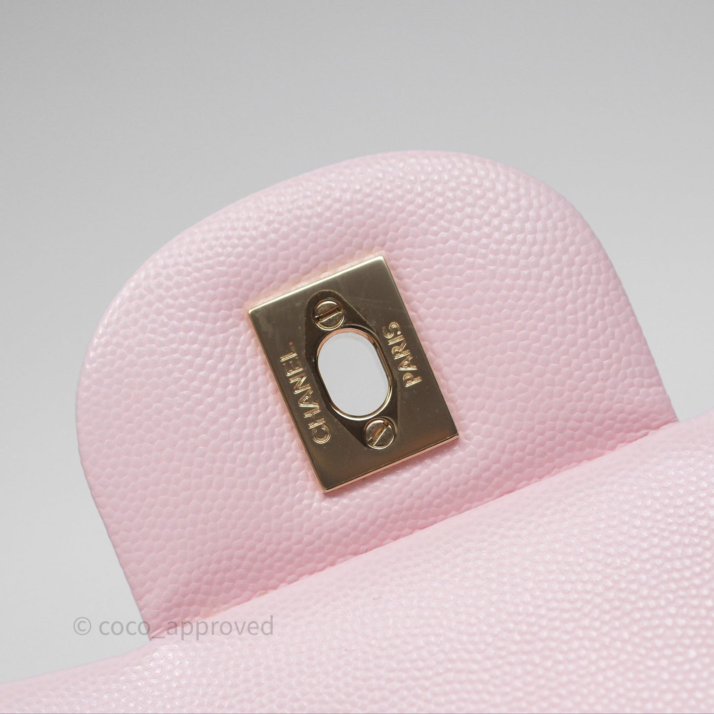 Chanel Jumbo Classic Double Flap Pink Caviar Gold Hardware⁣⁣
