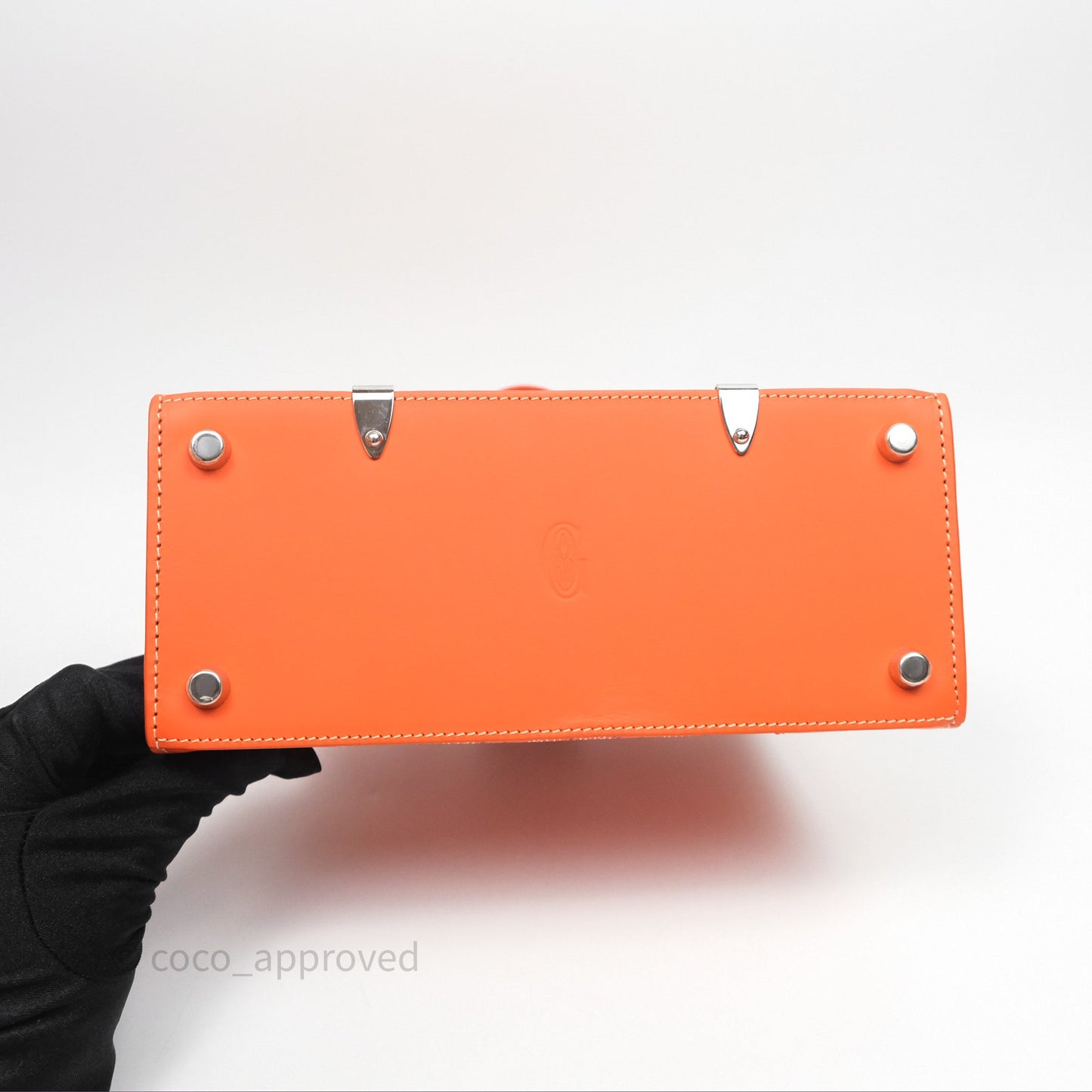 Goyard Saïgon Structuré Mini Bag Orange Goyardine Canvas