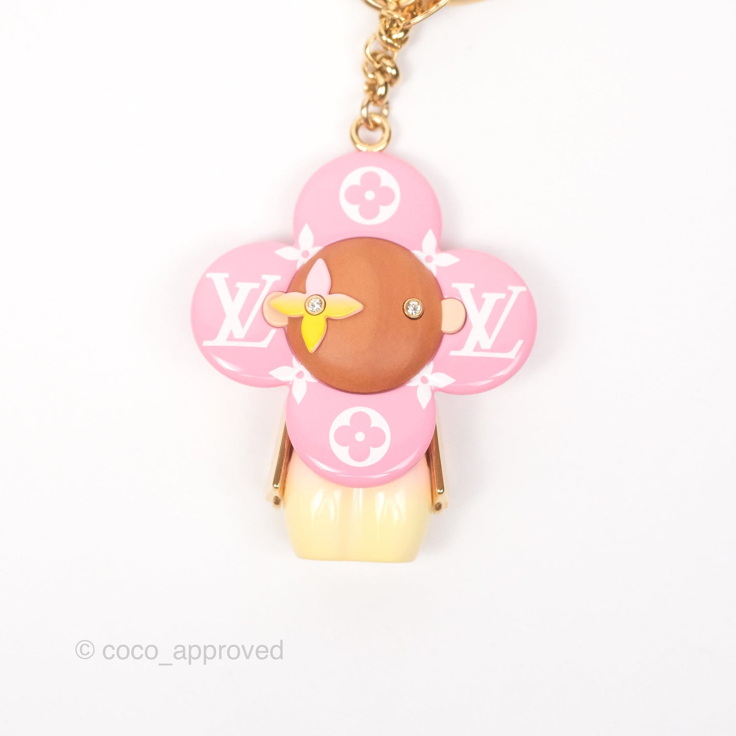 Louis Vuitton Vivienne Bag Charm Pink Monogram