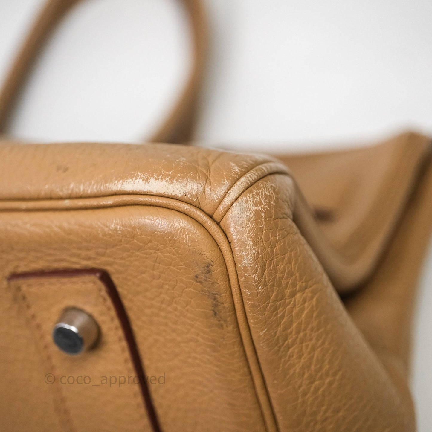 Hermès Birkin JPG Shoulder Bag 42 Tabac Camel 24 Palladium Hardware