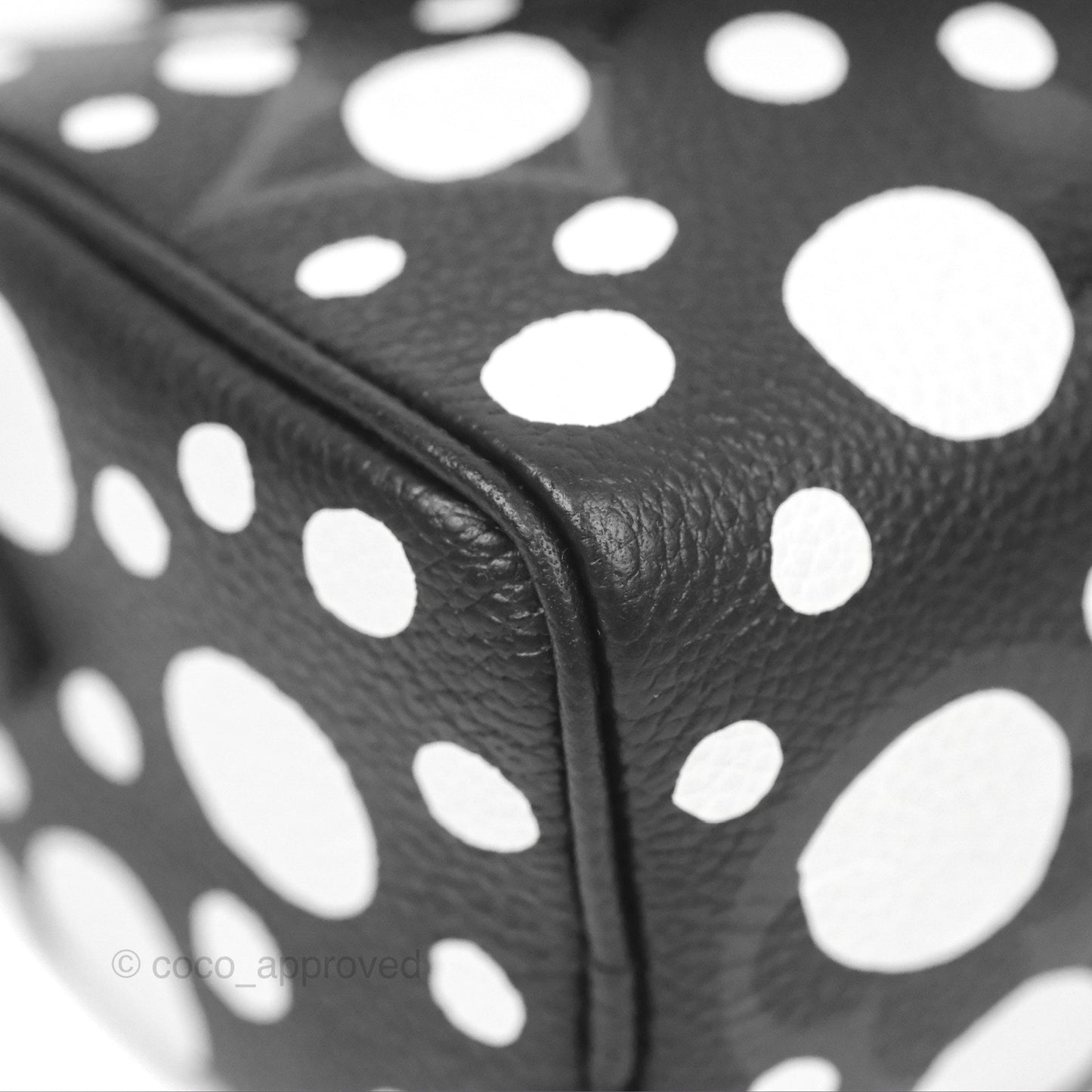LV x Yayoi Kusama Nano Speedy Infinity Dots Black/White Silver Hardware