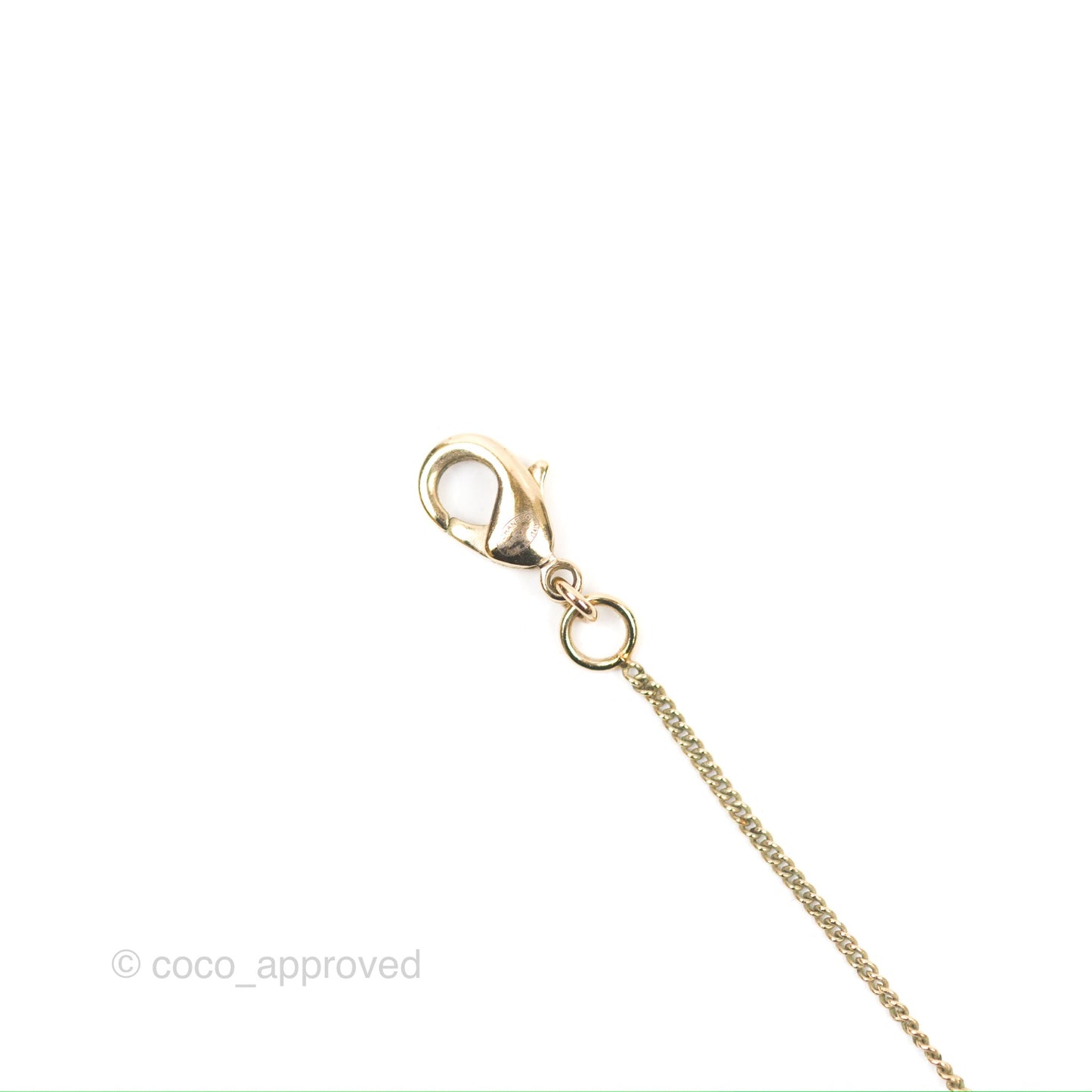 Chanel CC Yellow Camellia Necklace Gold Tone 13C