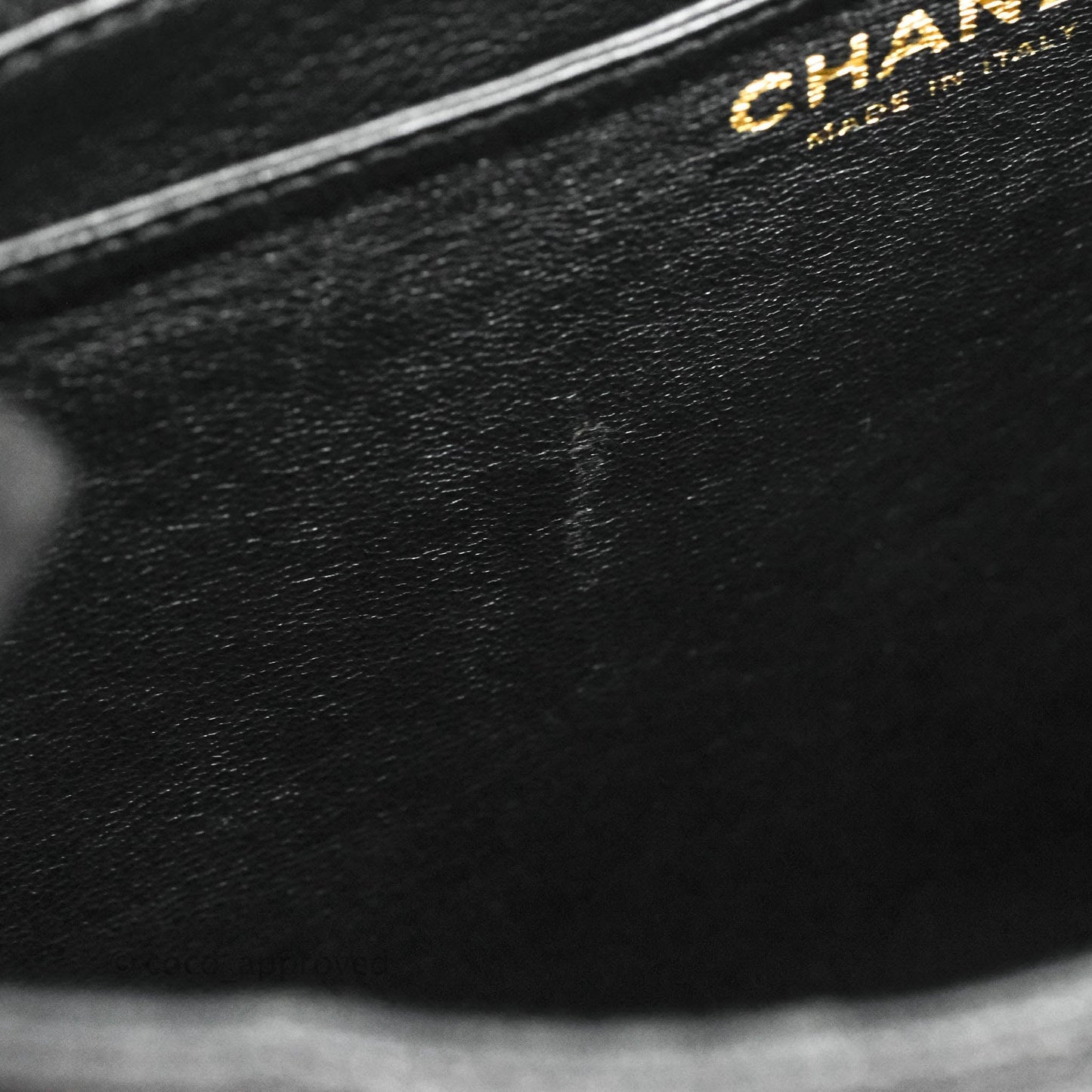 Chanel Kelly Quilted Flap Tote Black Caviar 24K Gold Hardware