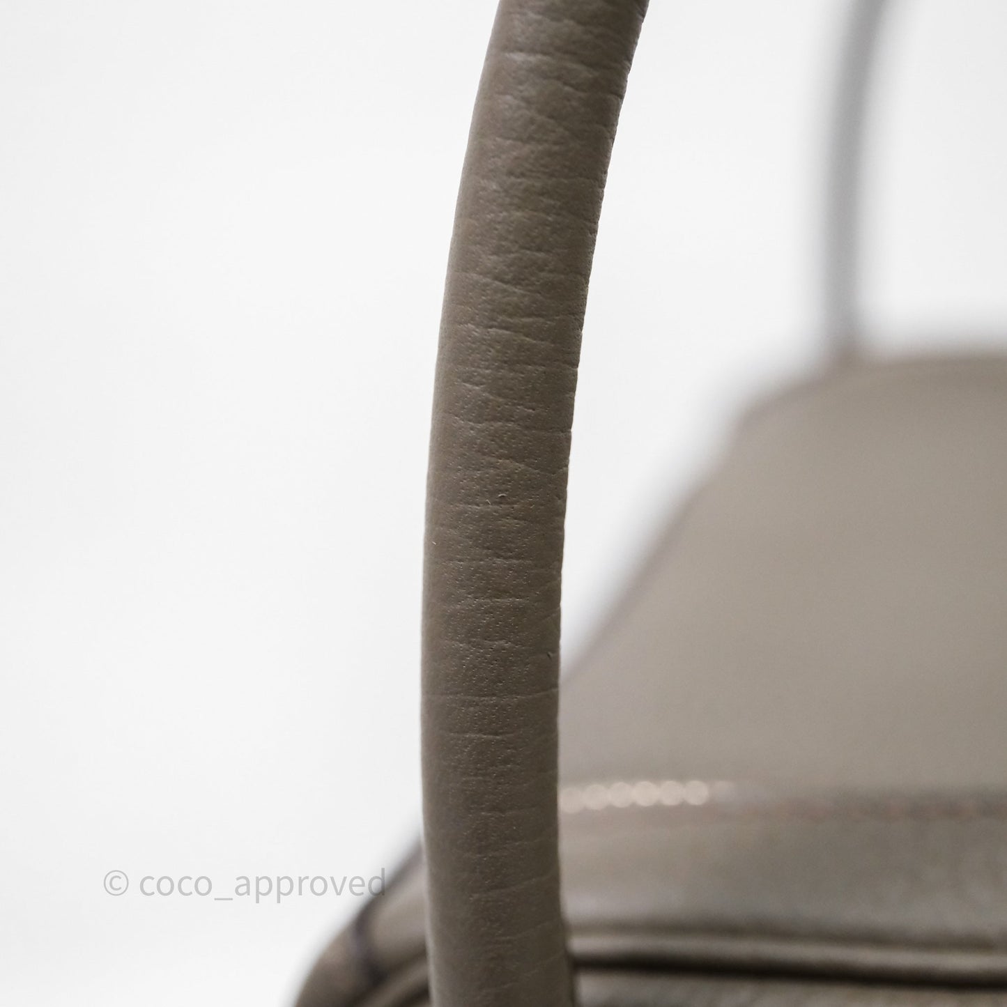 Hermès Lindy 30 Etain 8F Clemence Palladium Hardware