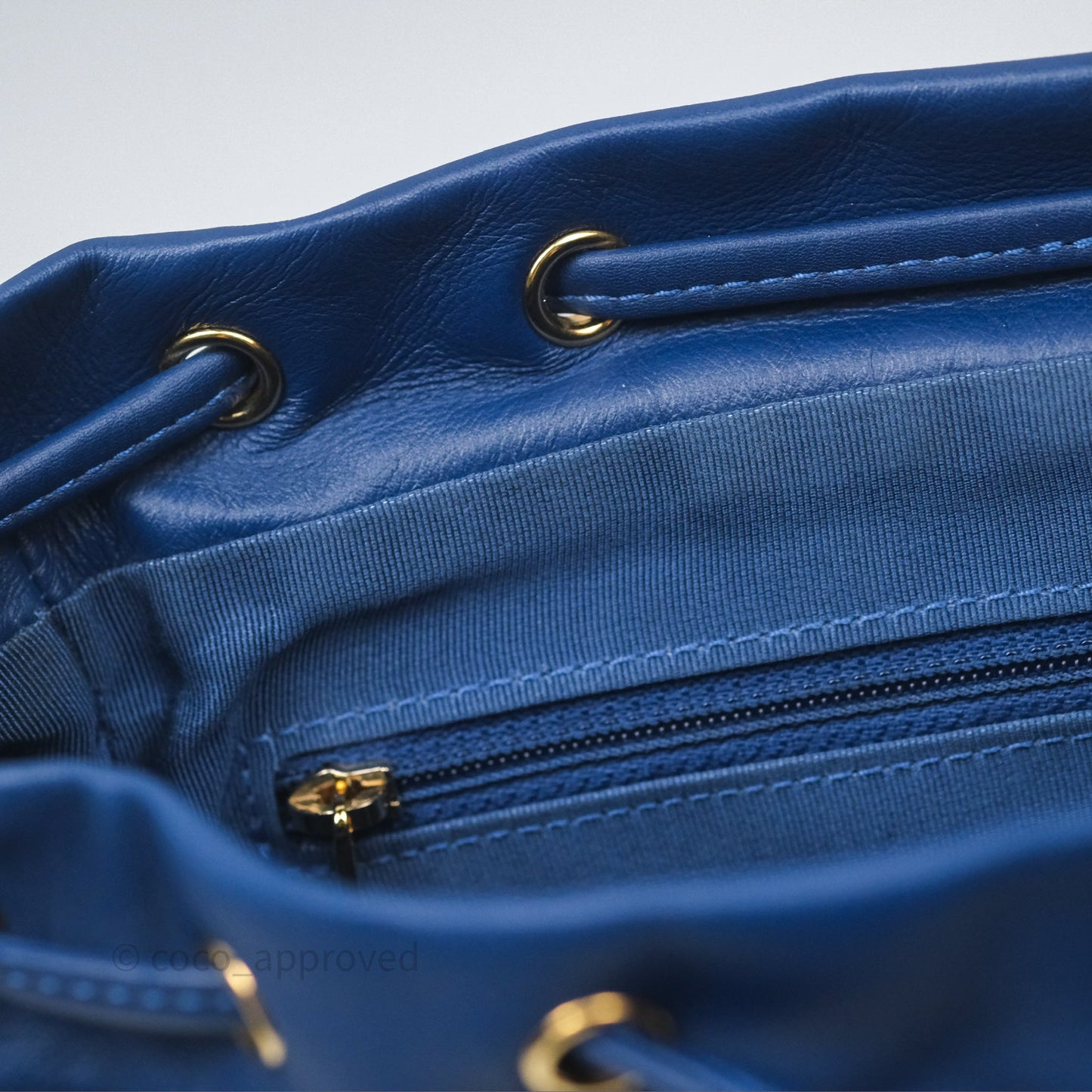 Chanel Quilted Small Urban Spirit Backpack Calfskin Navy Gold Hardware