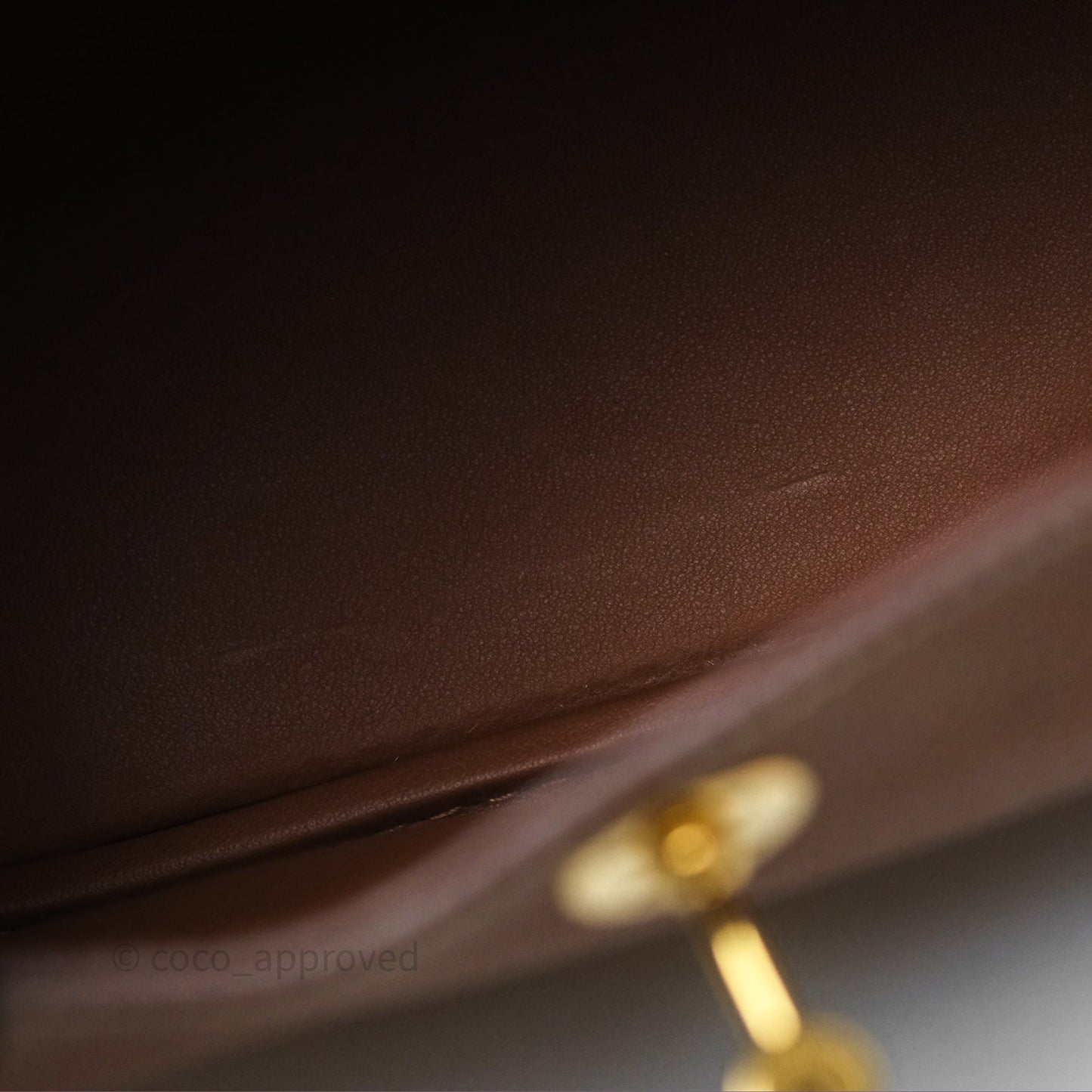Hermès Mini Lindy 20 Fauve 34 Barenia Gold Hardware