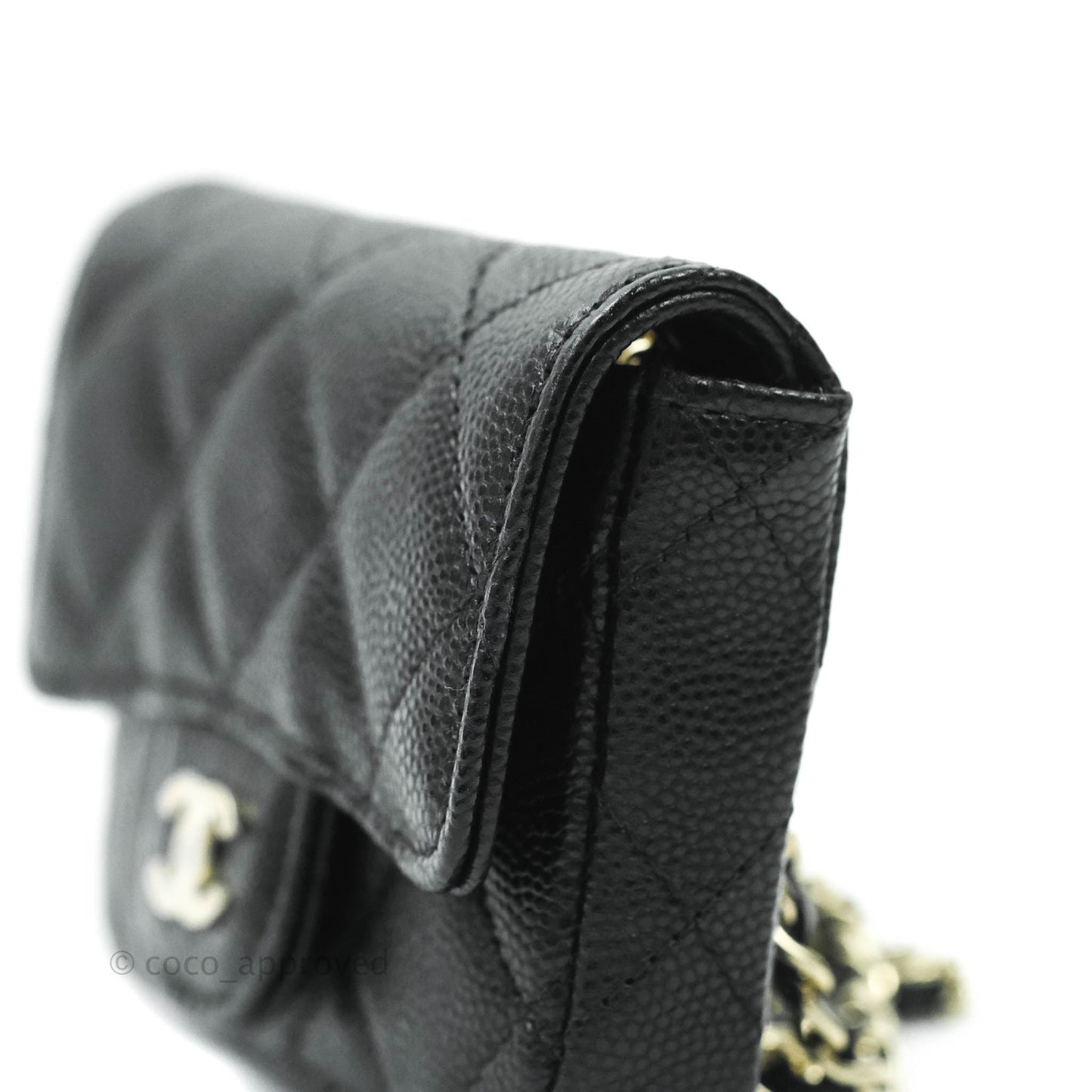 Chanel Classic Belt Bag Black Caviar Gold Hardware