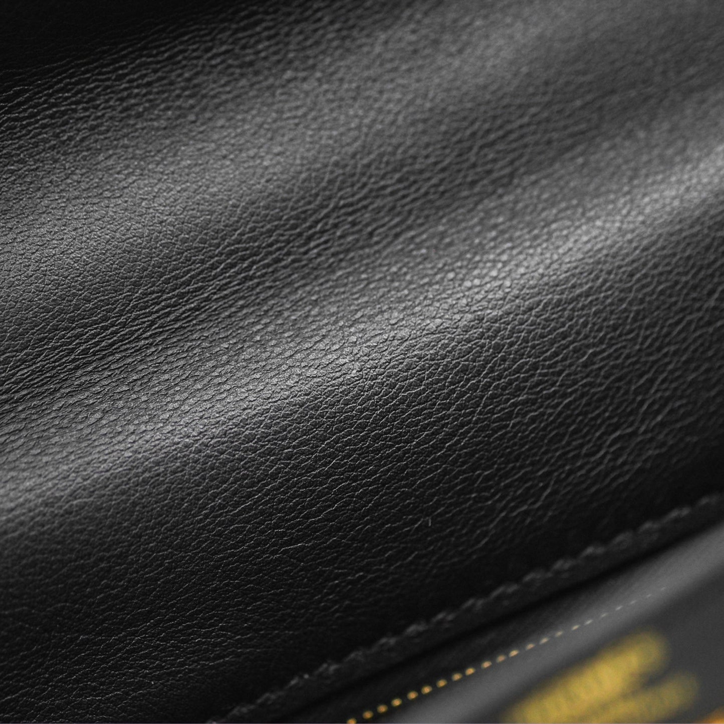 Hermès Retourne Kelly 25 Black Noir 89 Swift Gold Hardware