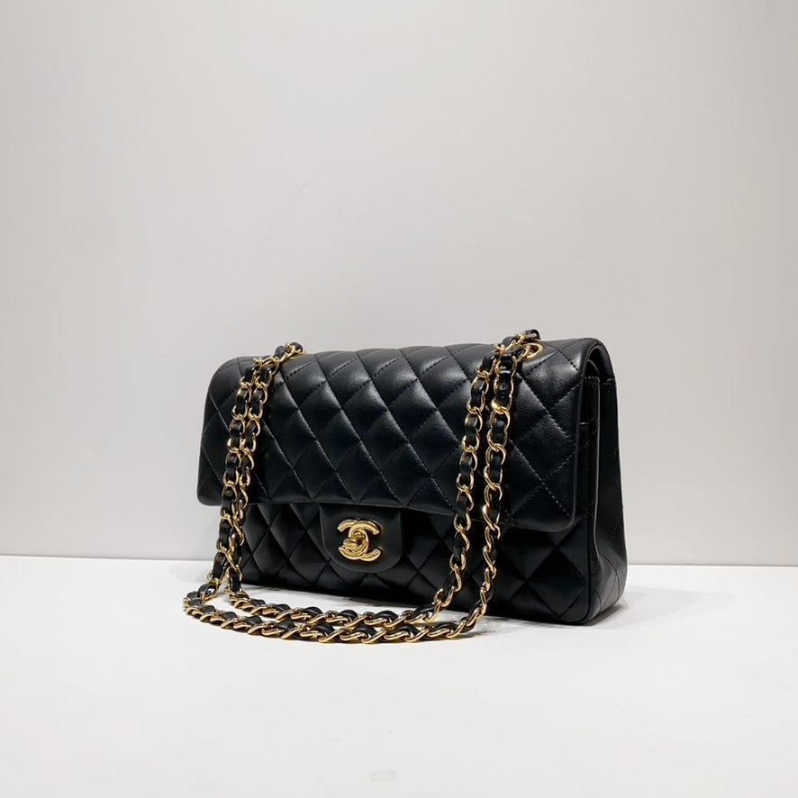 No.001653-1-Chanel Lambskin Classic Flap Bag 25cm