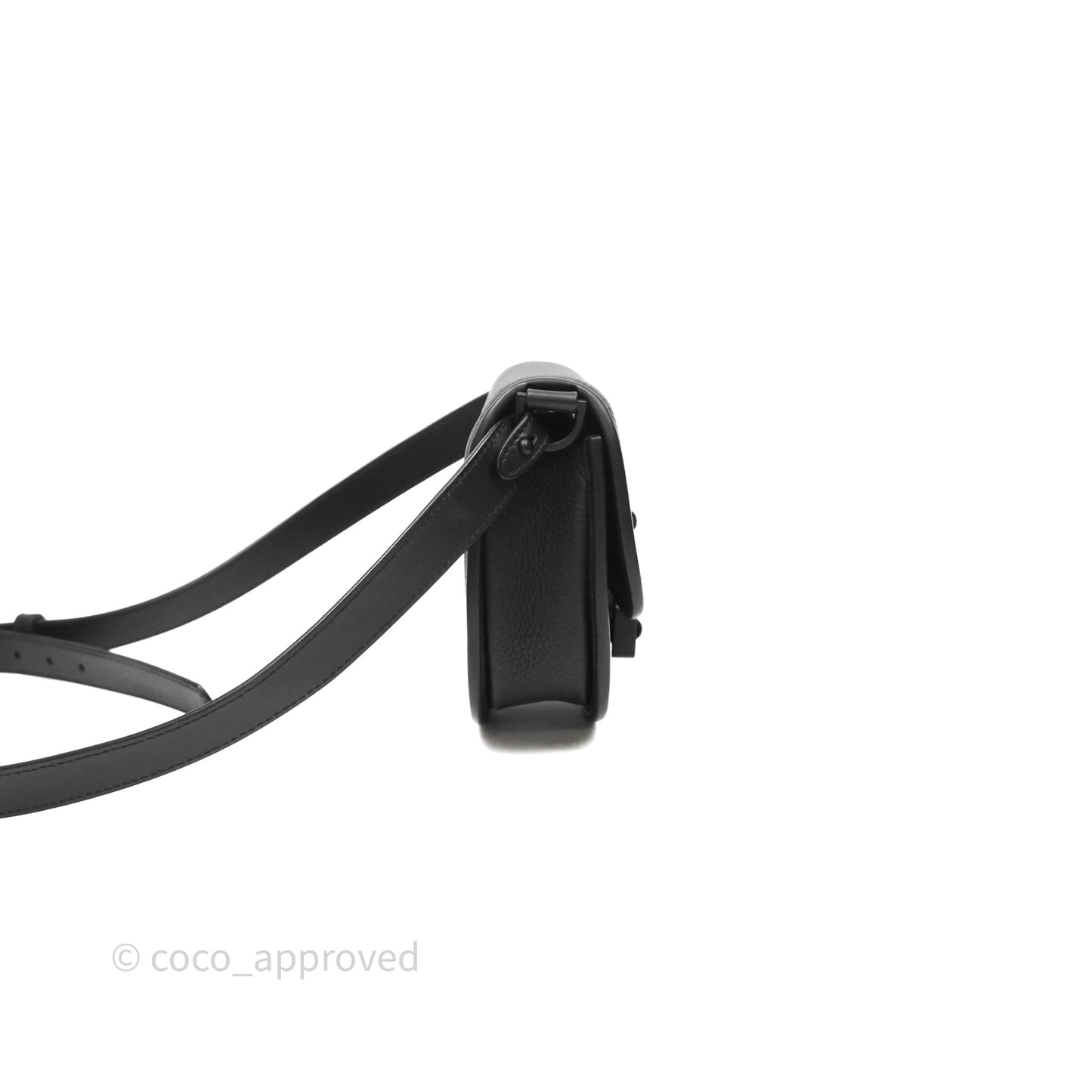 Dior Men's Mini Gallop Bag Black Grained Calfskin