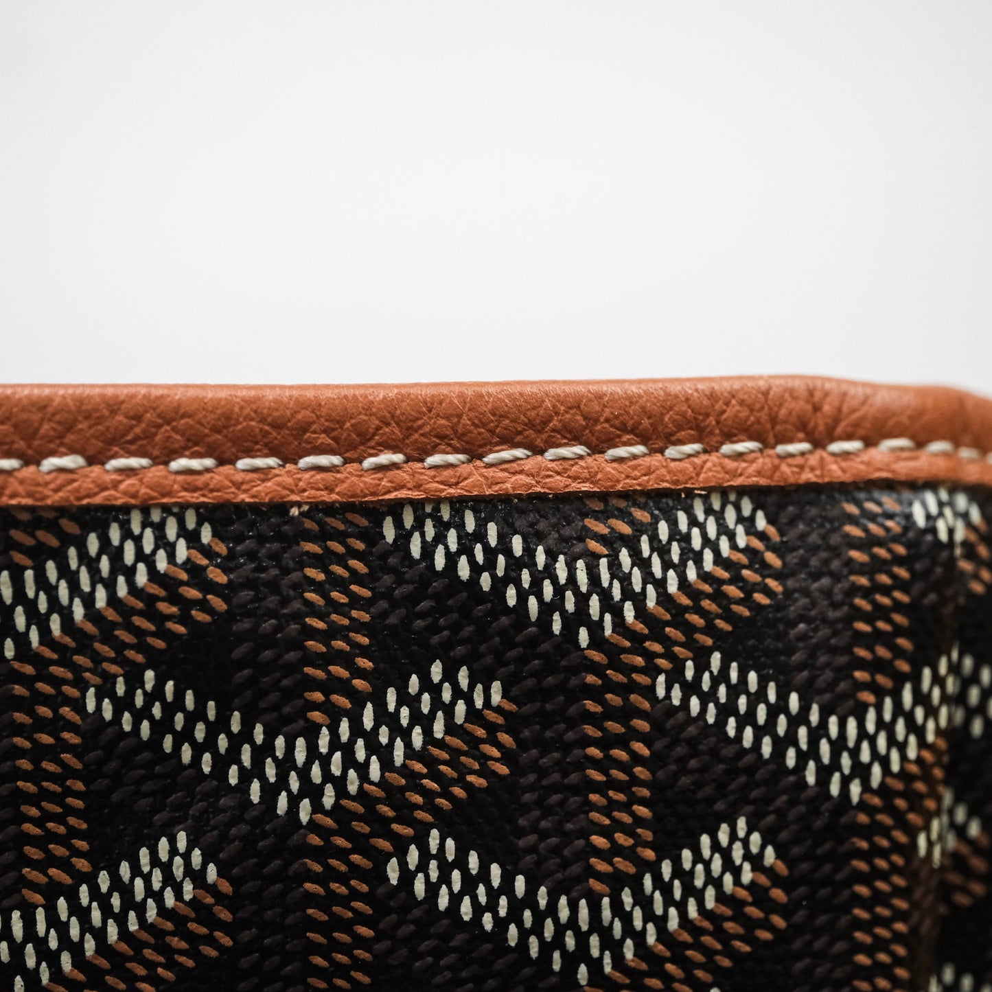 Goyard St Louis Tote GM Tan Black