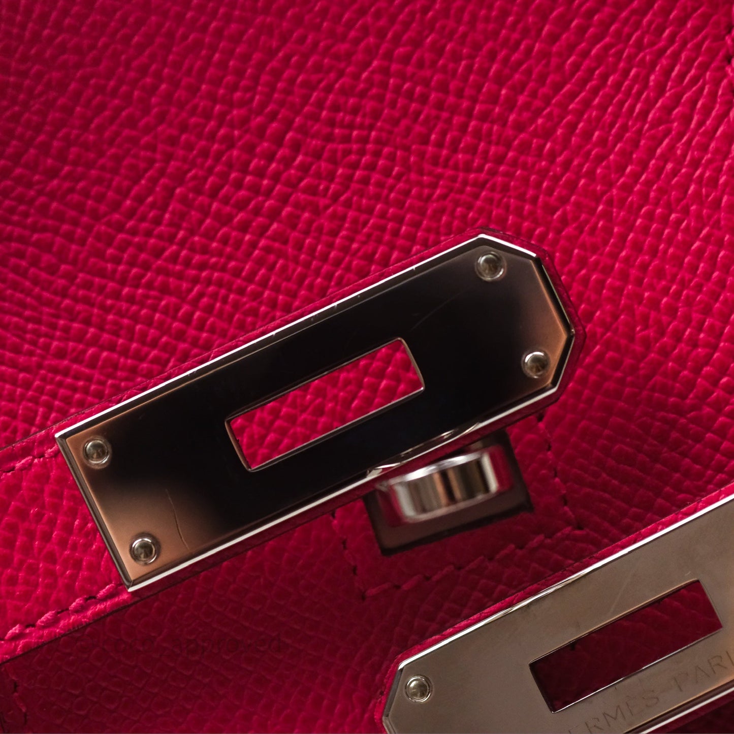 Hermès Birkin 30 Framboise 90 Epsom Palladium Hardware