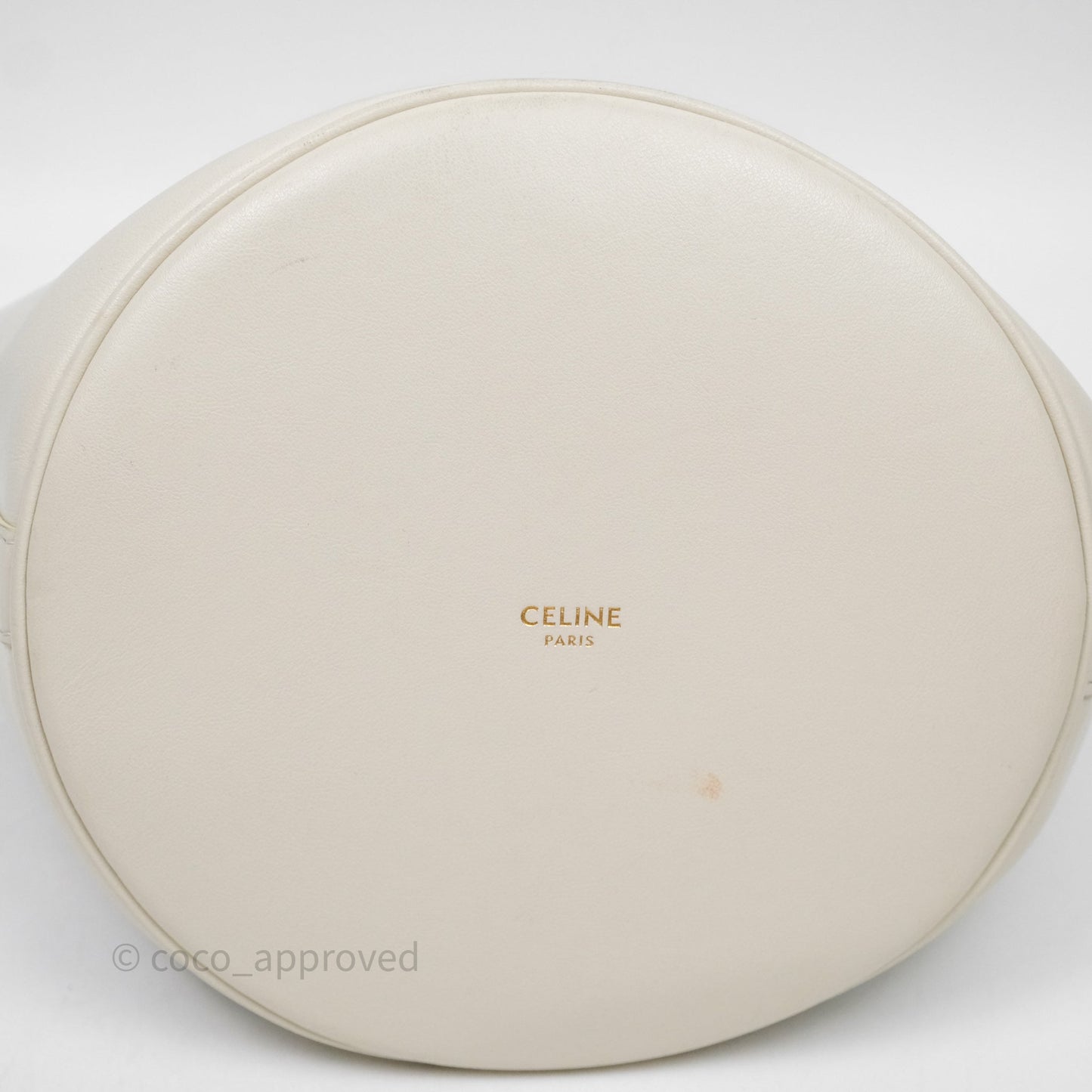 Celine Teen Bucket 16 Bag Ivory White Calfskin