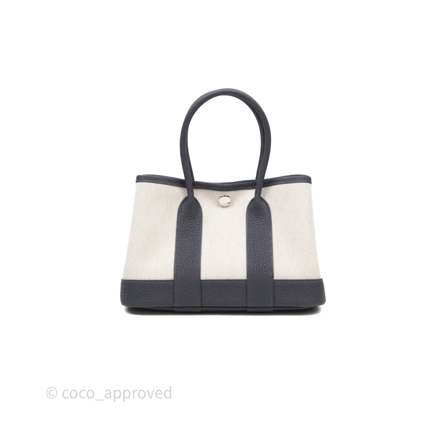 Hermes Mini Garden Party Bleu Glacier/ Ardoise Palladium Hardware