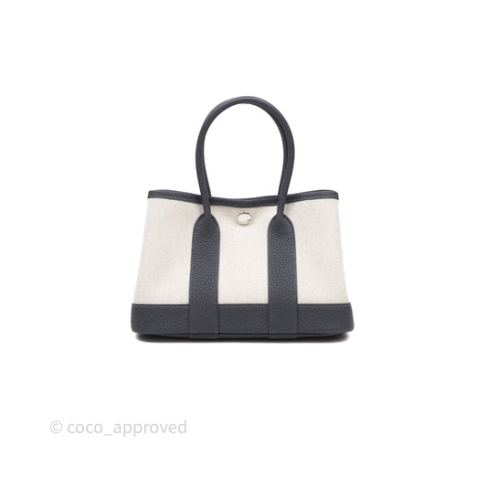 Hermes Mini Garden Party Bleu Glacier/ Ardoise Palladium Hardware