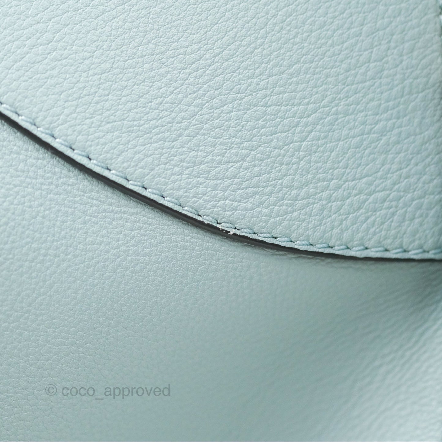 Loewe Medium Hammock Shoulder Bag Light Blue Aqua Stone