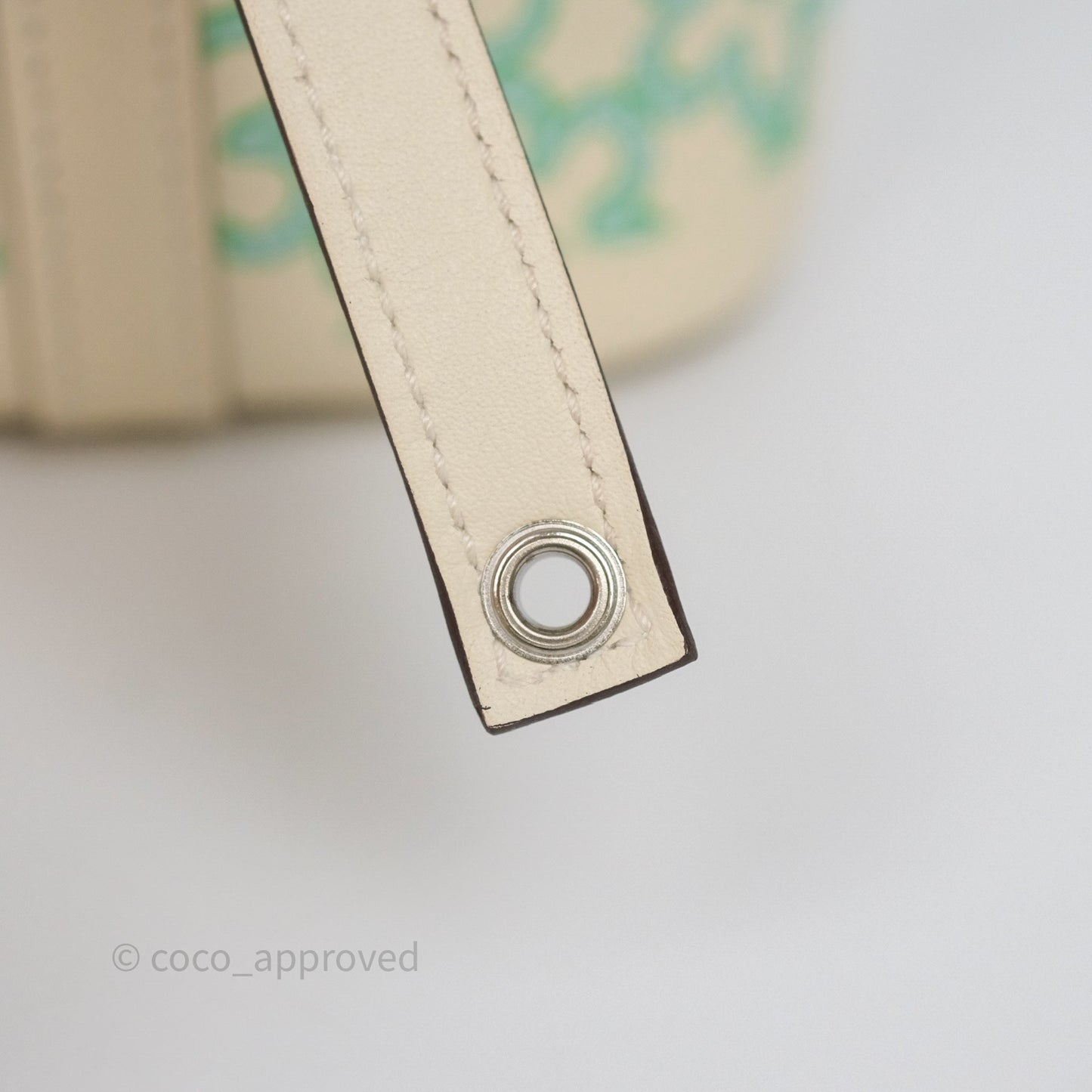Hermes Micro Picotin 14 Lucky Daisy Nata I2 Vert Swift Palladium Hardware