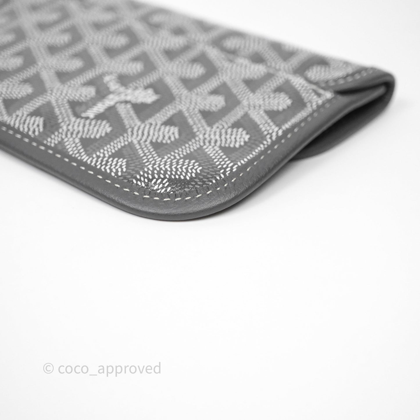 Goyard Bohème Hobo Bag Grey Goyardine Canvas Pink Heart