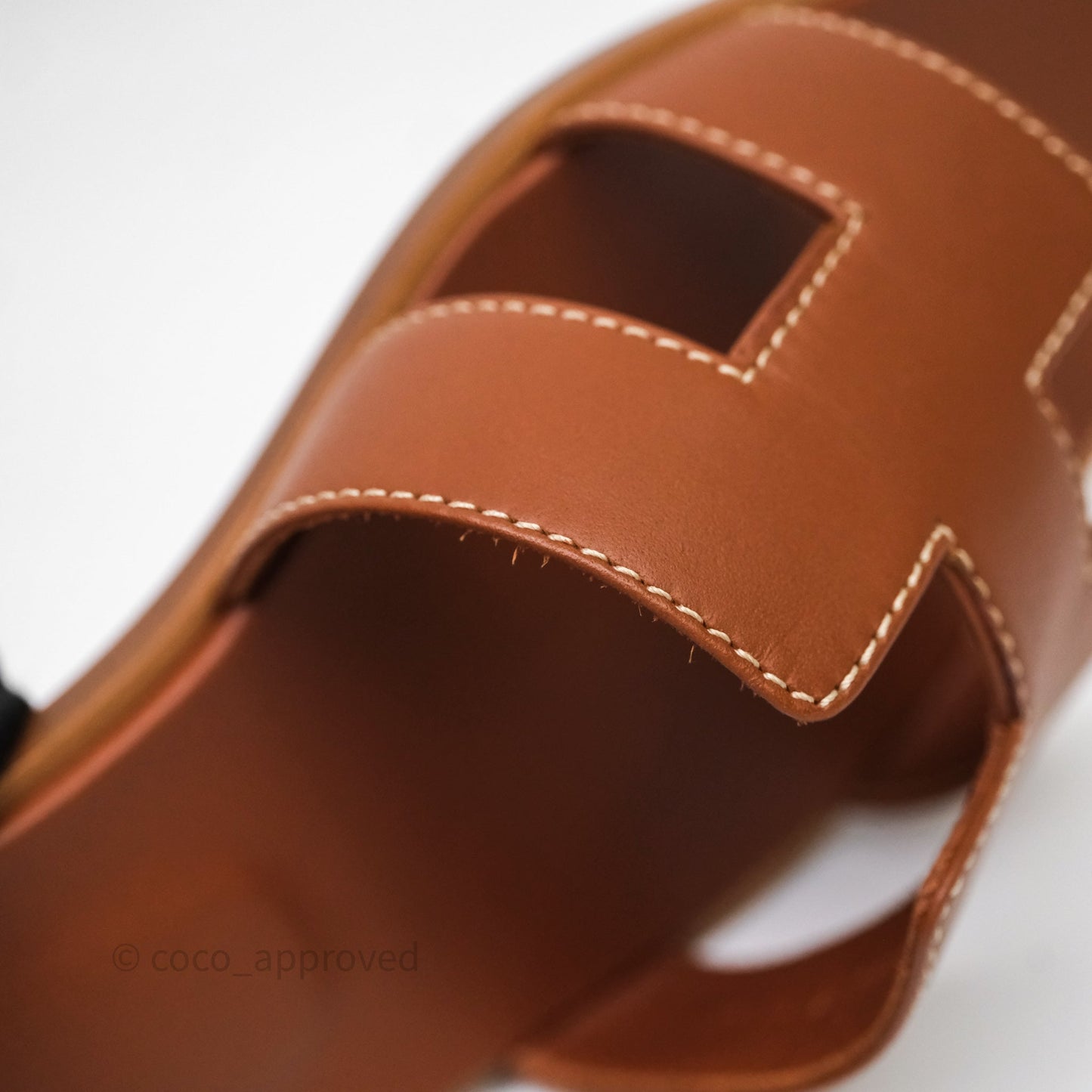 Hermes Oran Sandal Gold Size 36.5