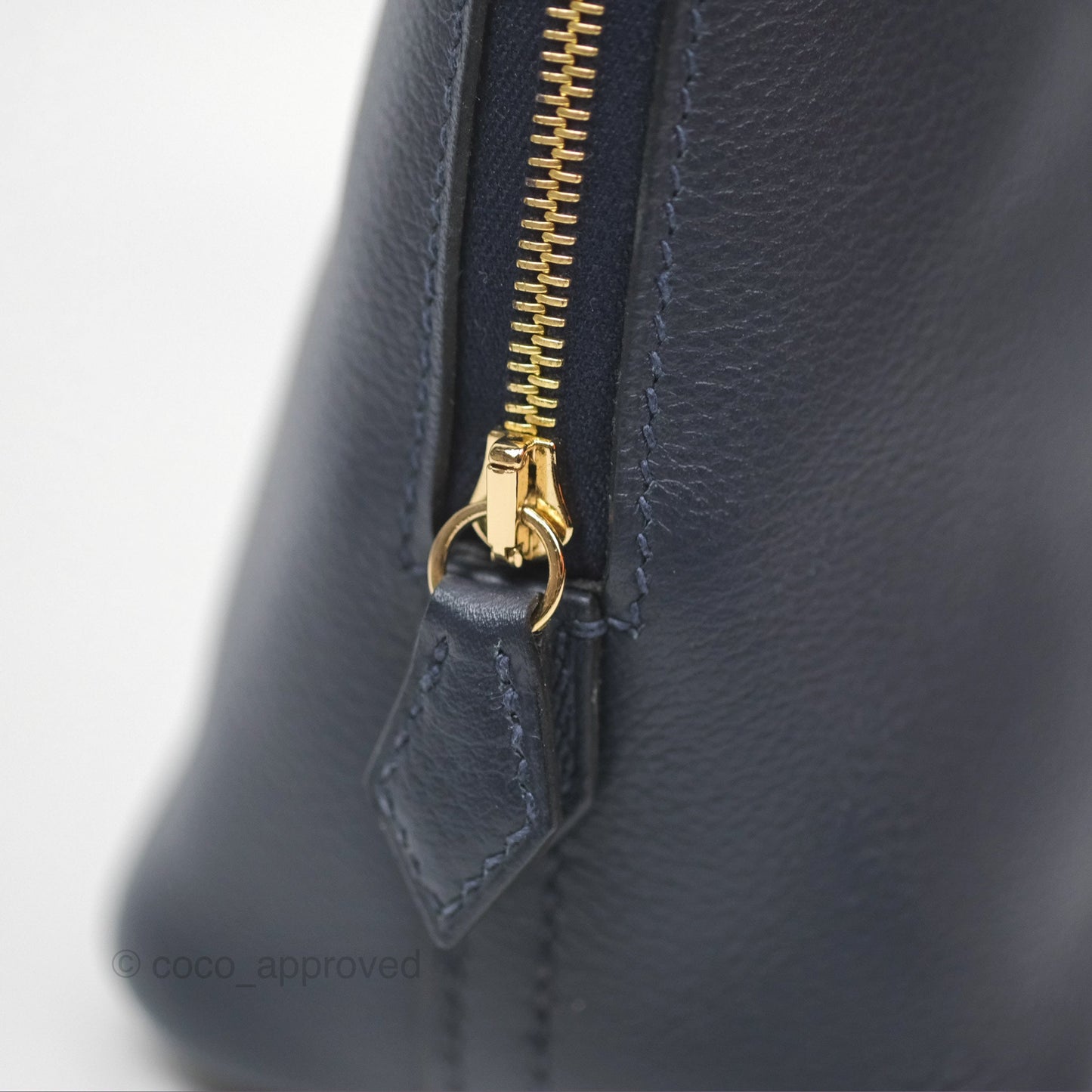 Hermès Bolide Mini 1923 Bleu Nuit 2Z Evercolor Gold Hardware