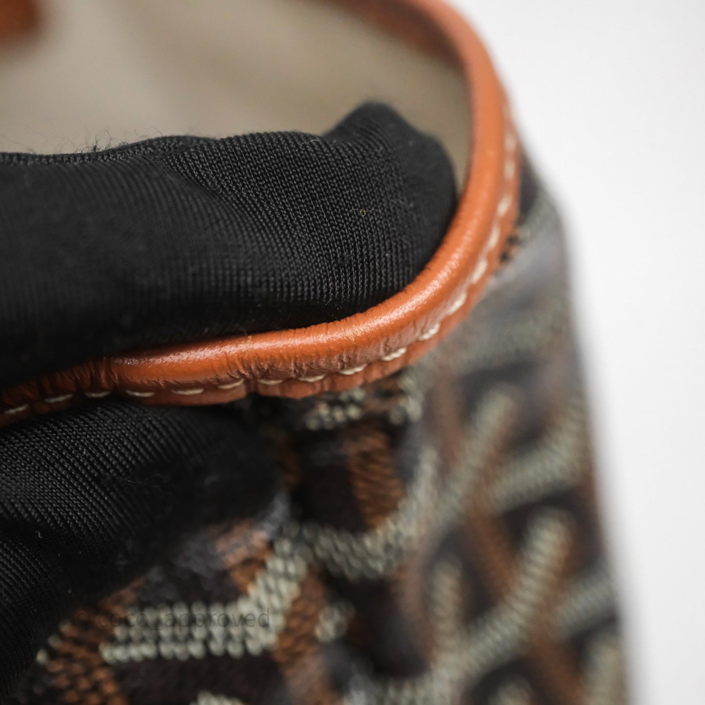 Goyard Saint Louis Tote Bag GM Black/Tan