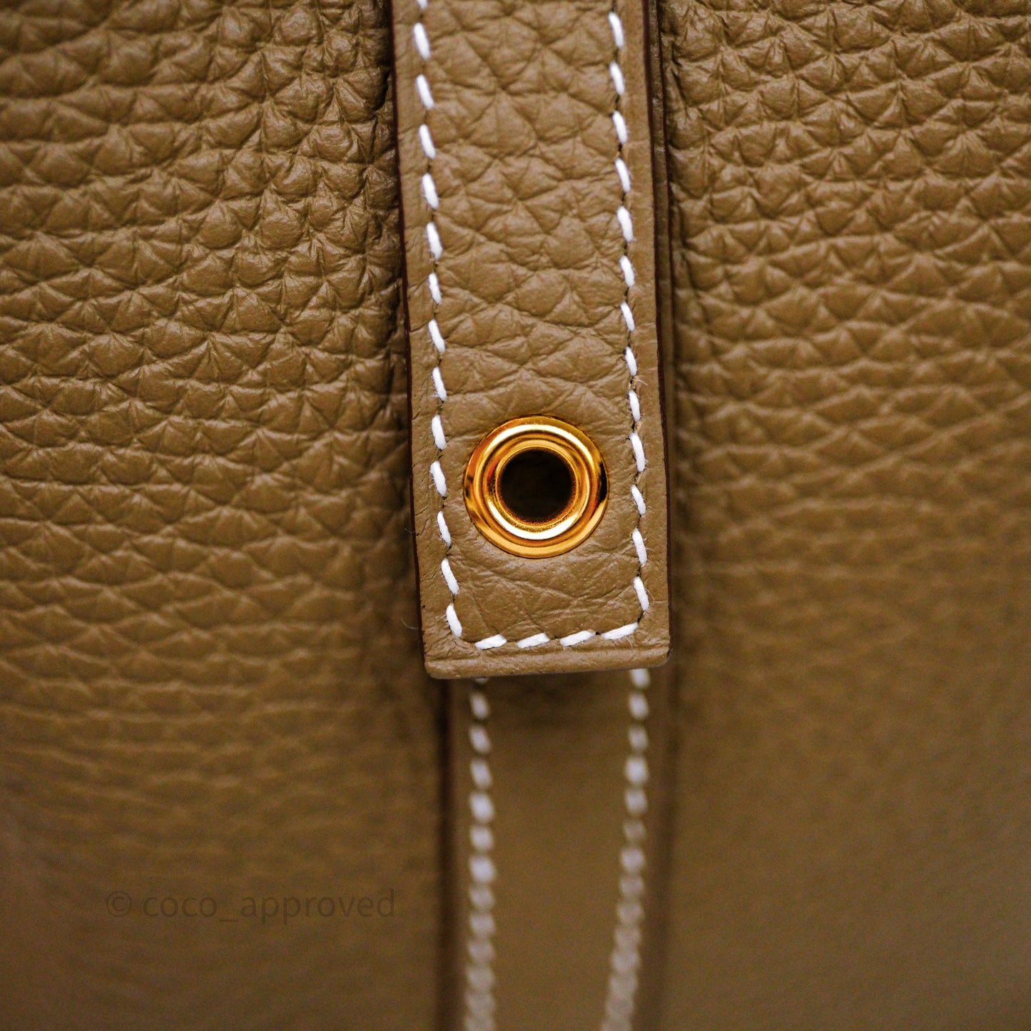 Hermès Picotin Lock 18 Etoupe Clemence Gold Hardware
