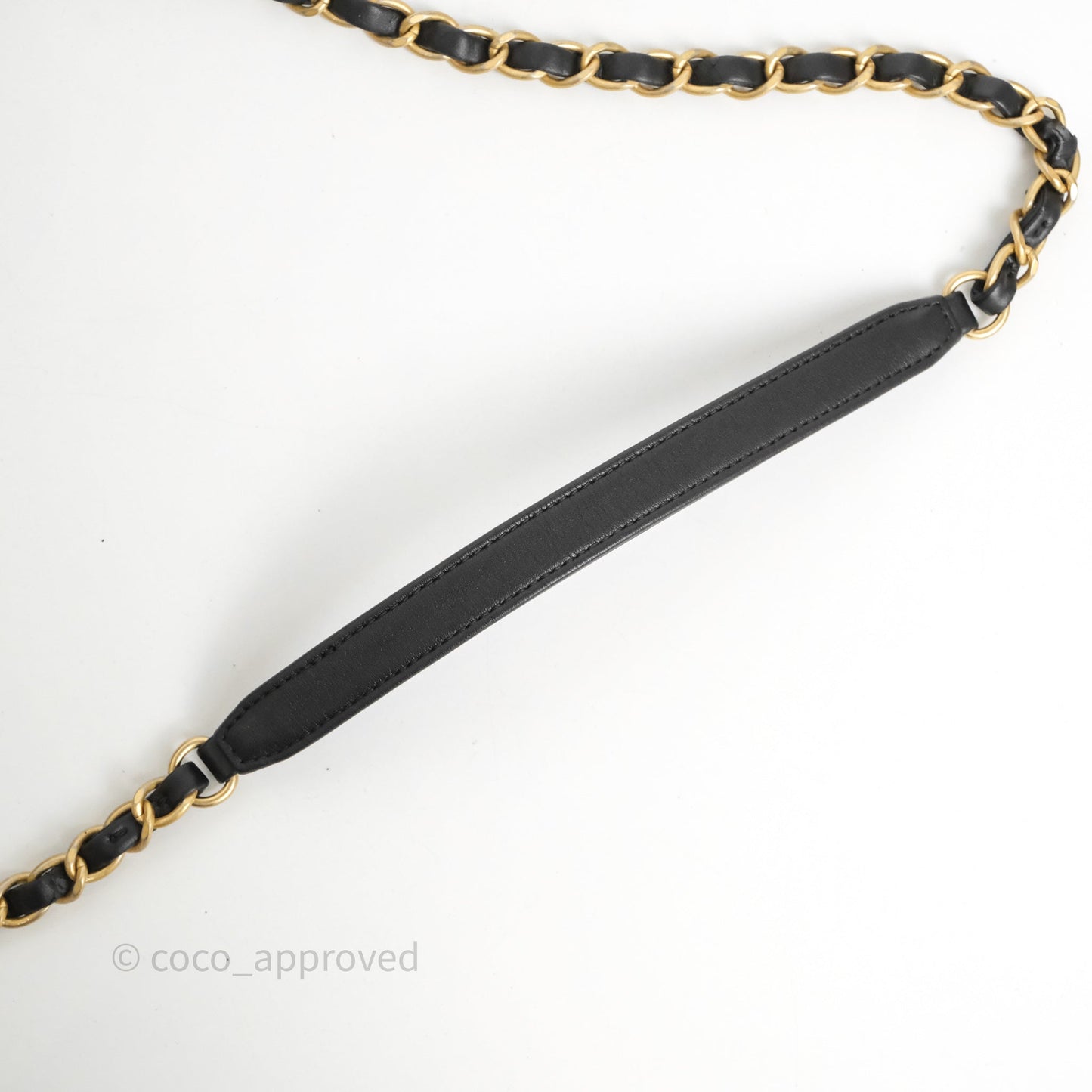 Chanel Quilted Medium CC Filigree Vanity Case Beige Black Caviar Aged Gold Hardware