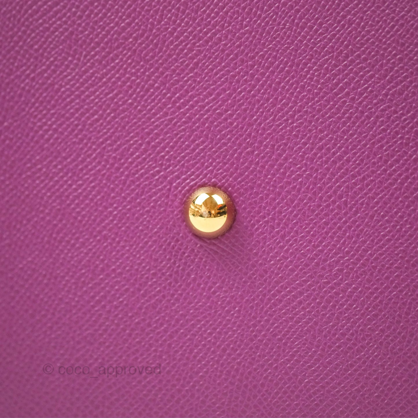 Hermès Bolide 1923 31 Purple Epsom Palladium Hardware