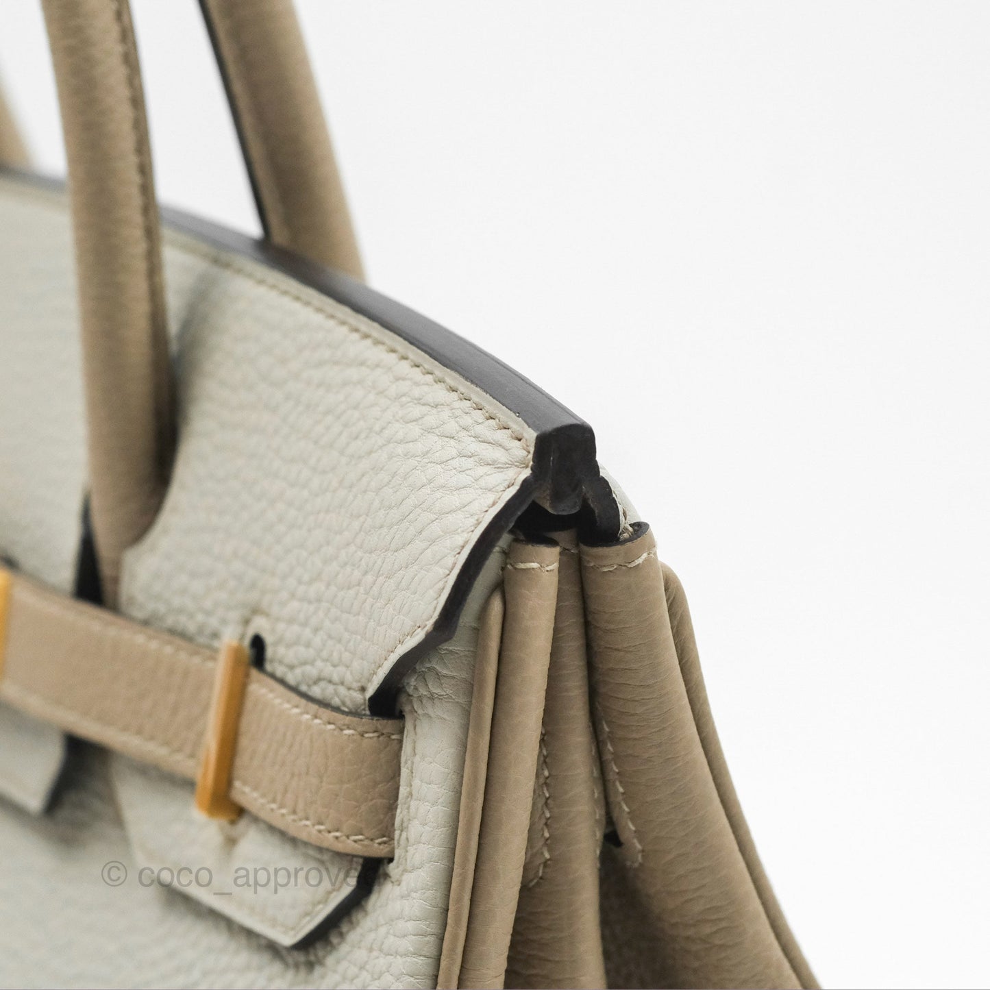 Hermès Birkin 30 Retourne Togo Gold Hardware HSS Gris Perle 80 Gris Tourterelle
