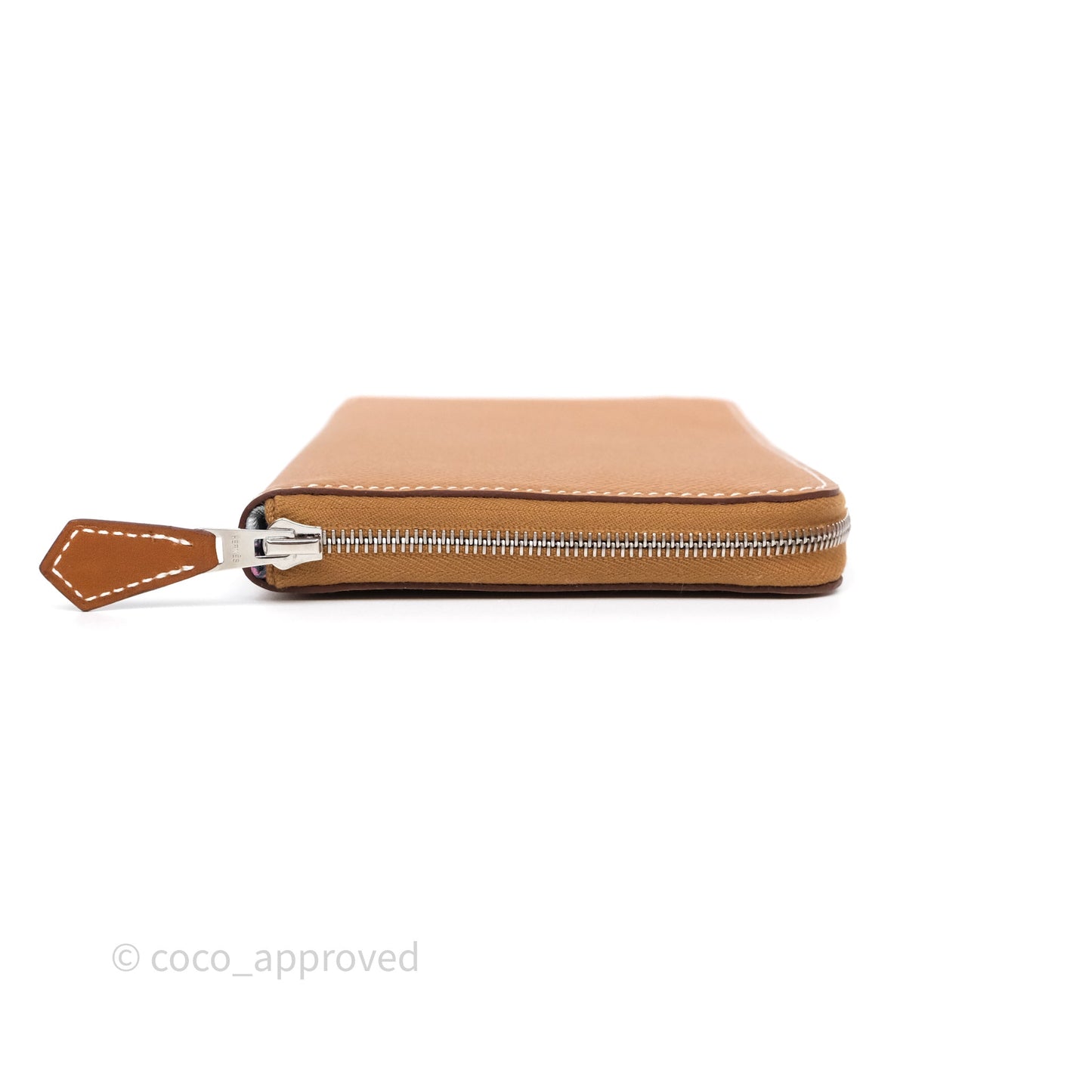 Hermès Silk In Classique Long Wallet Gold Epsom