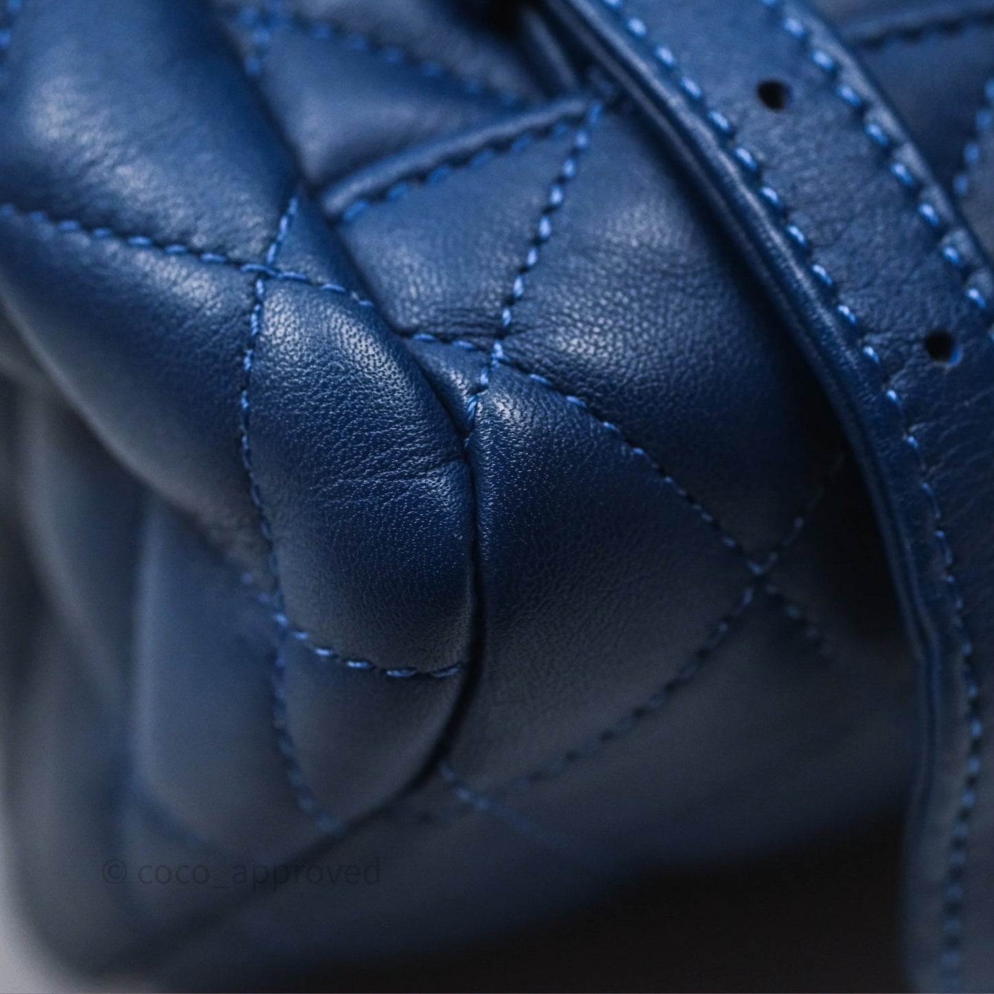 Chanel Quilted Small Urban Spirit Backpack Calfskin Navy Gold Hardware