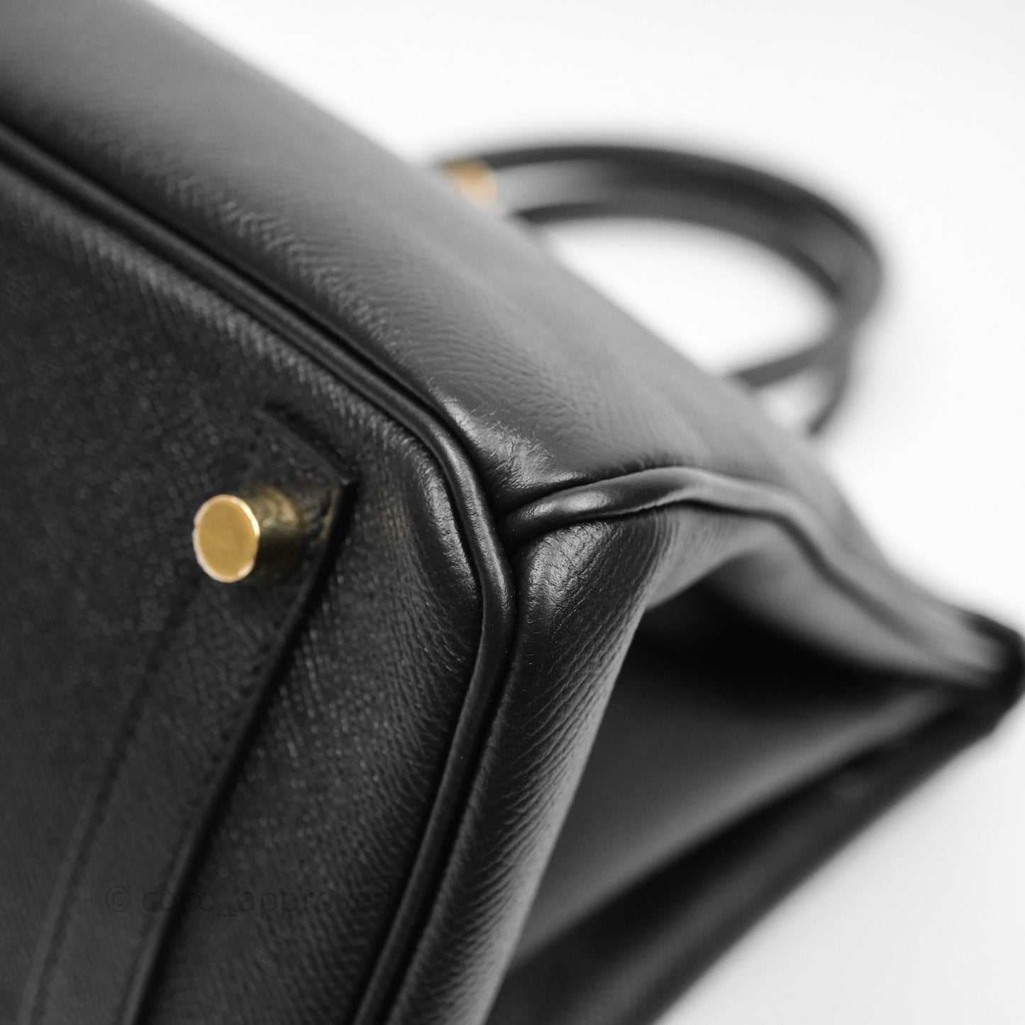 Hermès Birkin 30 Black Noir 89 Epsom Gold Hardware