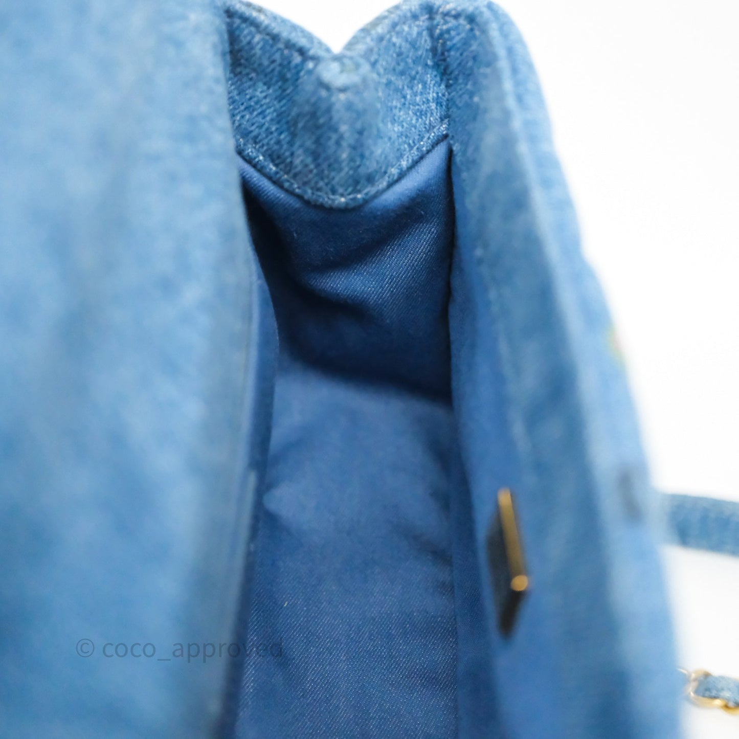 Chanel Small Denim Mood Flap Quilted Blue Multicolor