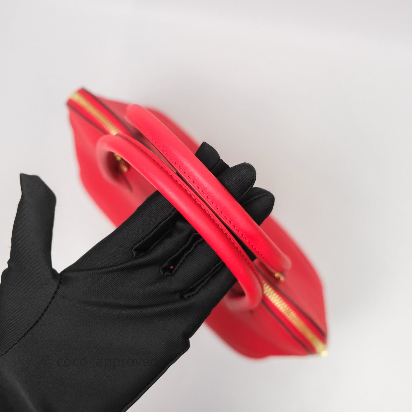 Hermès Bolide 31 Rouge Clemence Gold Hardware