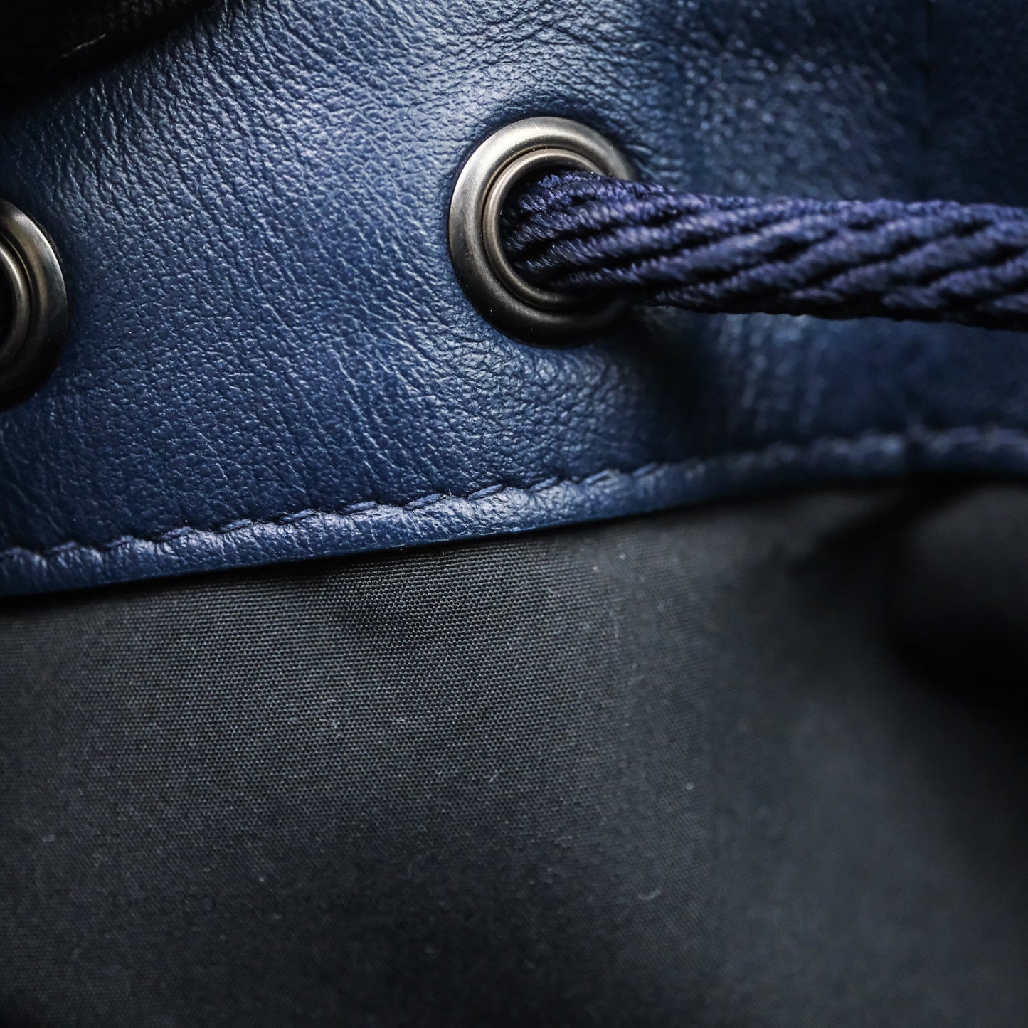 Christian Dior Mini Backpack Oblique Jacquard Beige and Blue