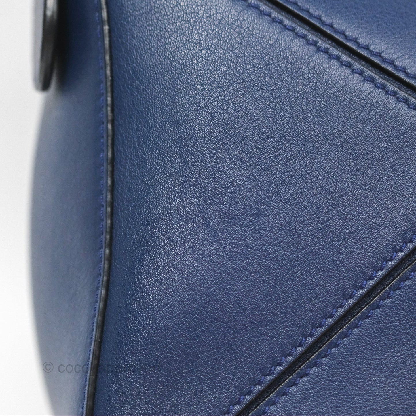 Loewe Small Puzzle Bag Navy Calfskin