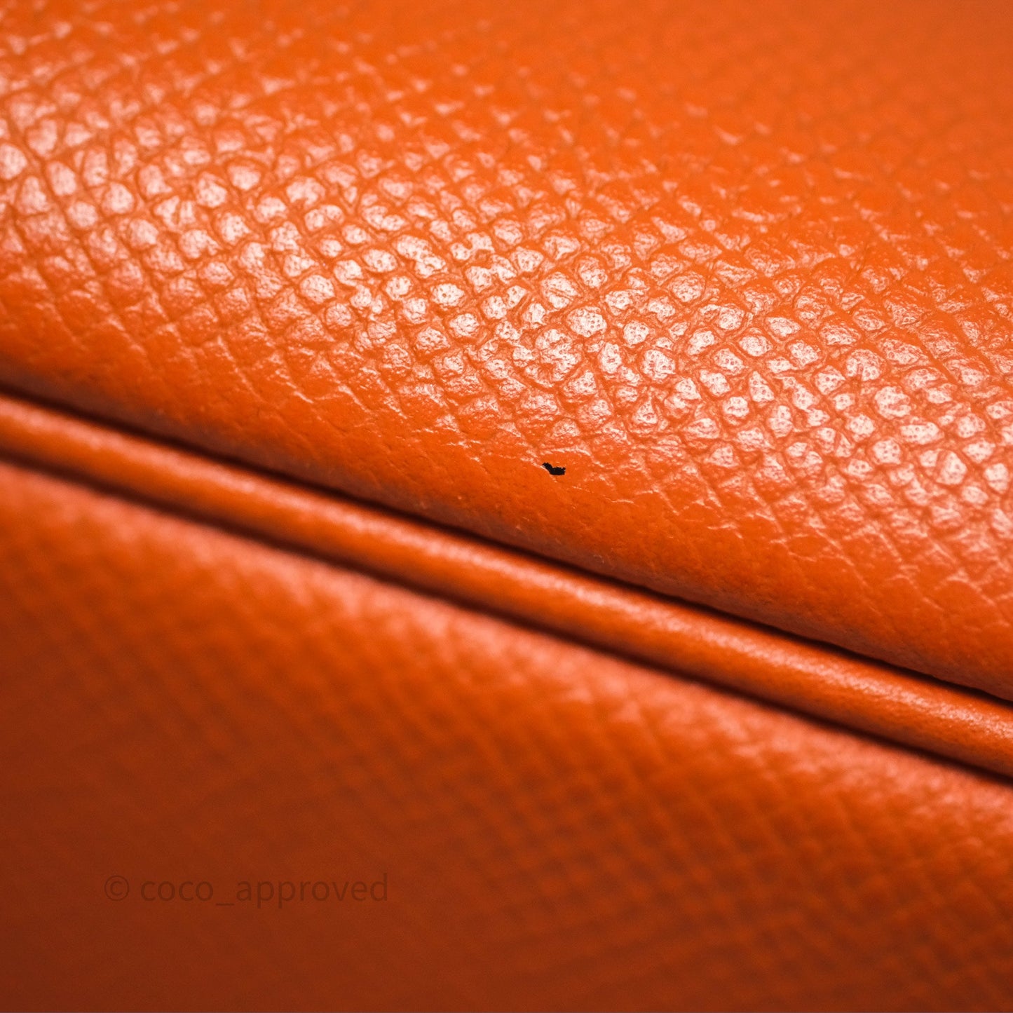 Hermès Birkin 30 Retourne Orange Epsom Palladium Hardware