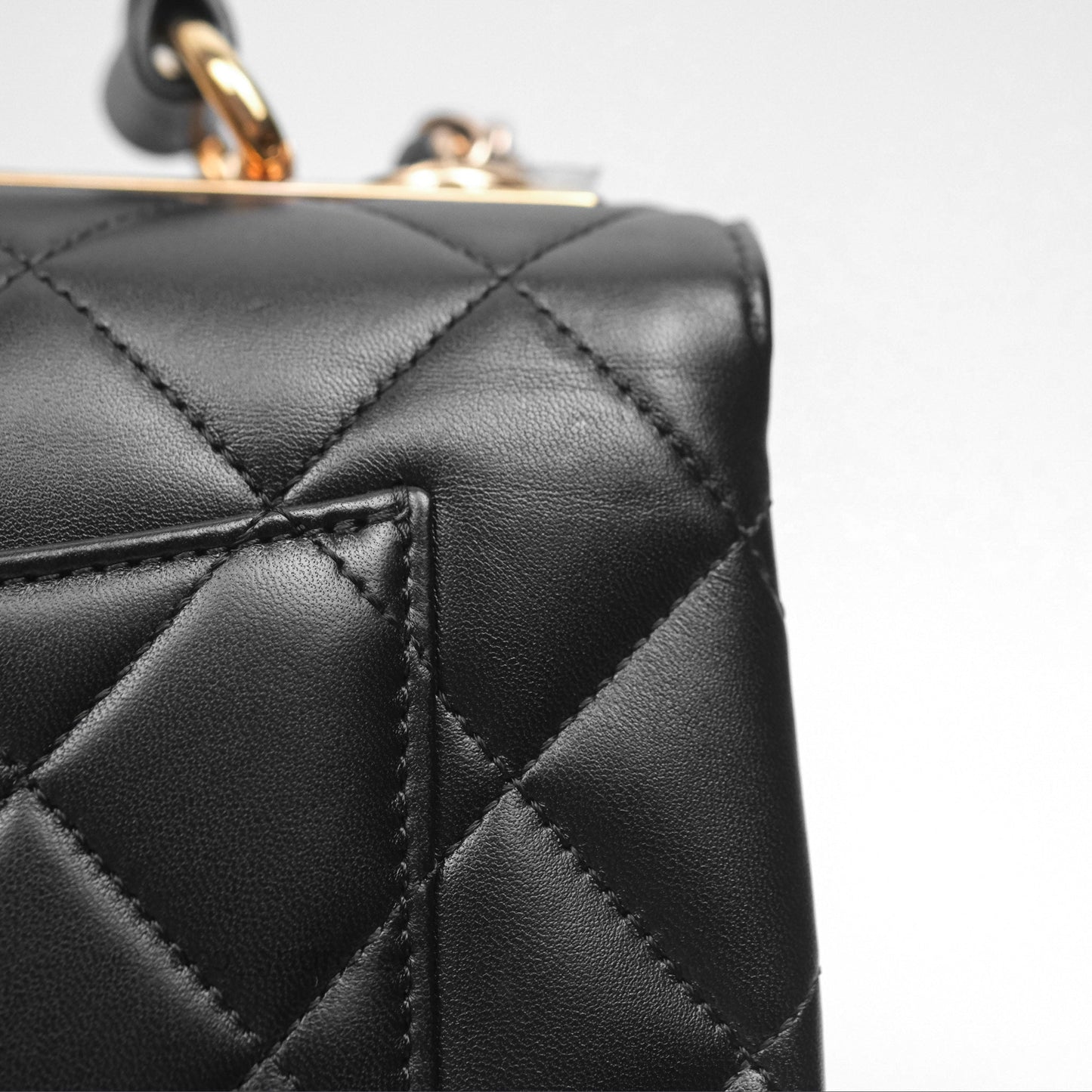 Chanel Trendy CC Small Black Lambskin Rose Gold Hardware