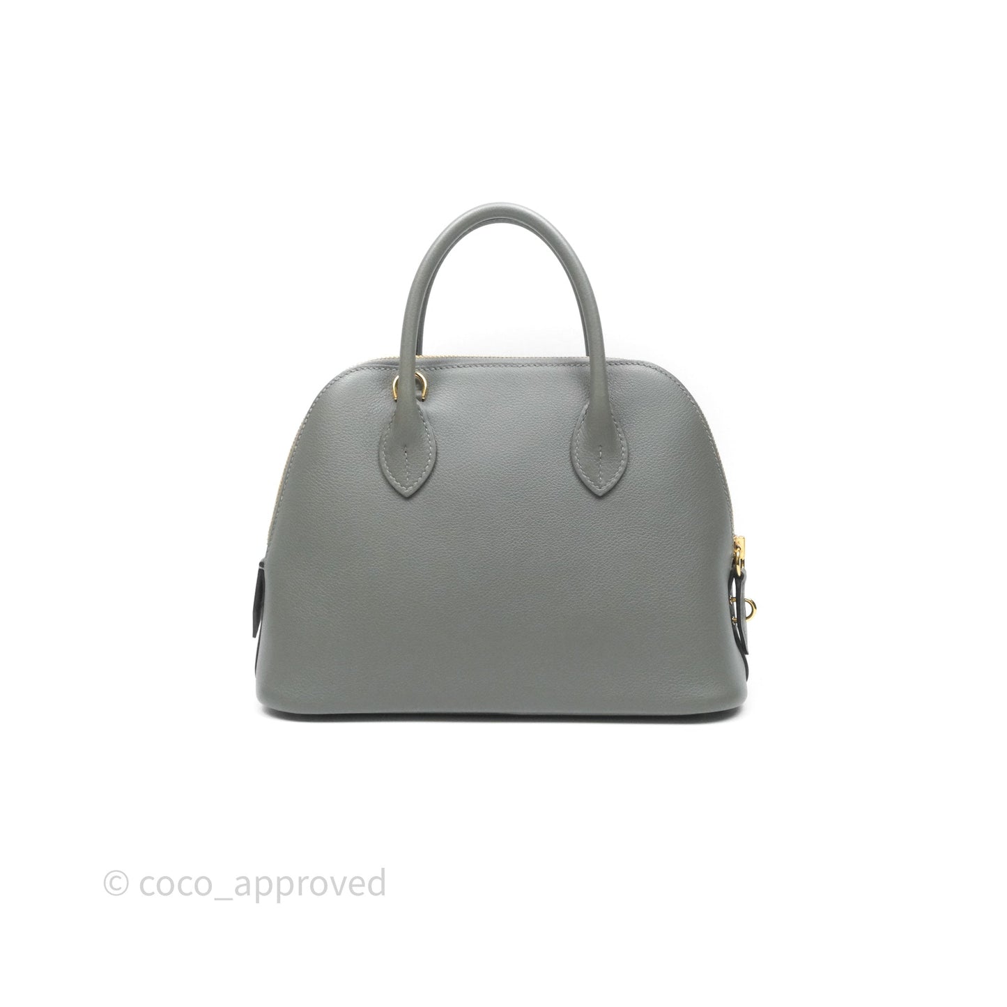 Hermès Bolide 1923 25 Gris Meyer 0L Evercolor Gold Hardware