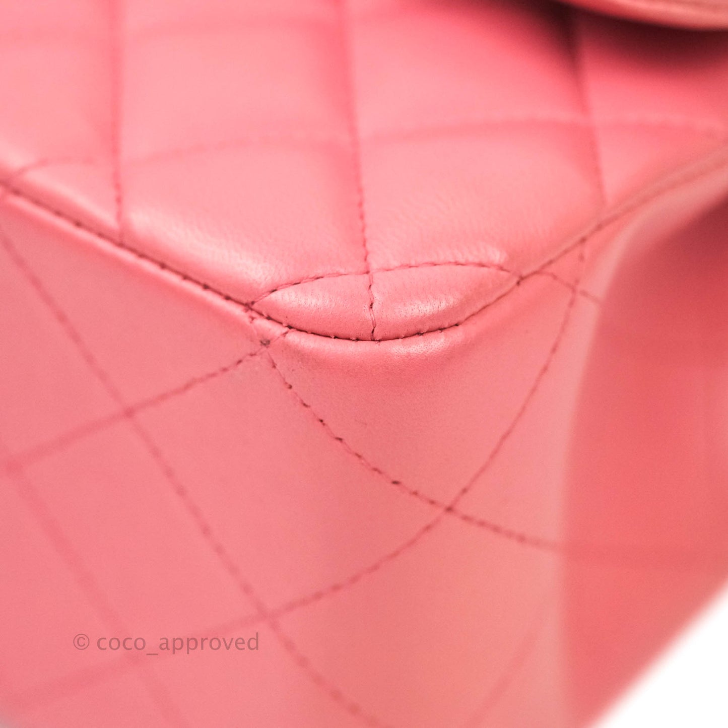 Chanel Jumbo Double Flap Pink Lambskin Silver Hardware⁣⁣