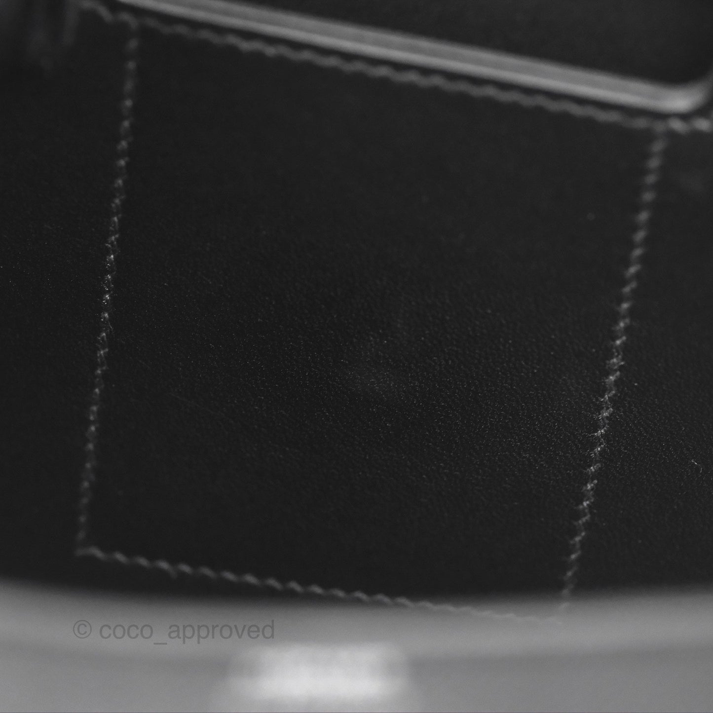 Hermès Della Cavalleria Mini Bag Noir 89 Epsom Palladium Hardware