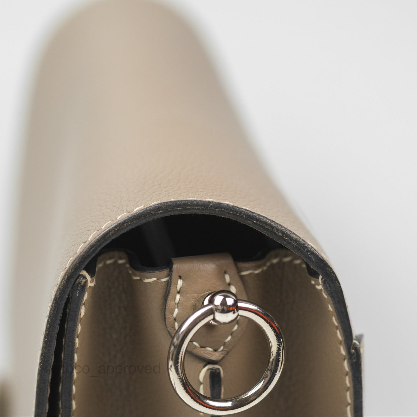Hermès Roulis 23 Etoupe Evercolor Palladium Hardware