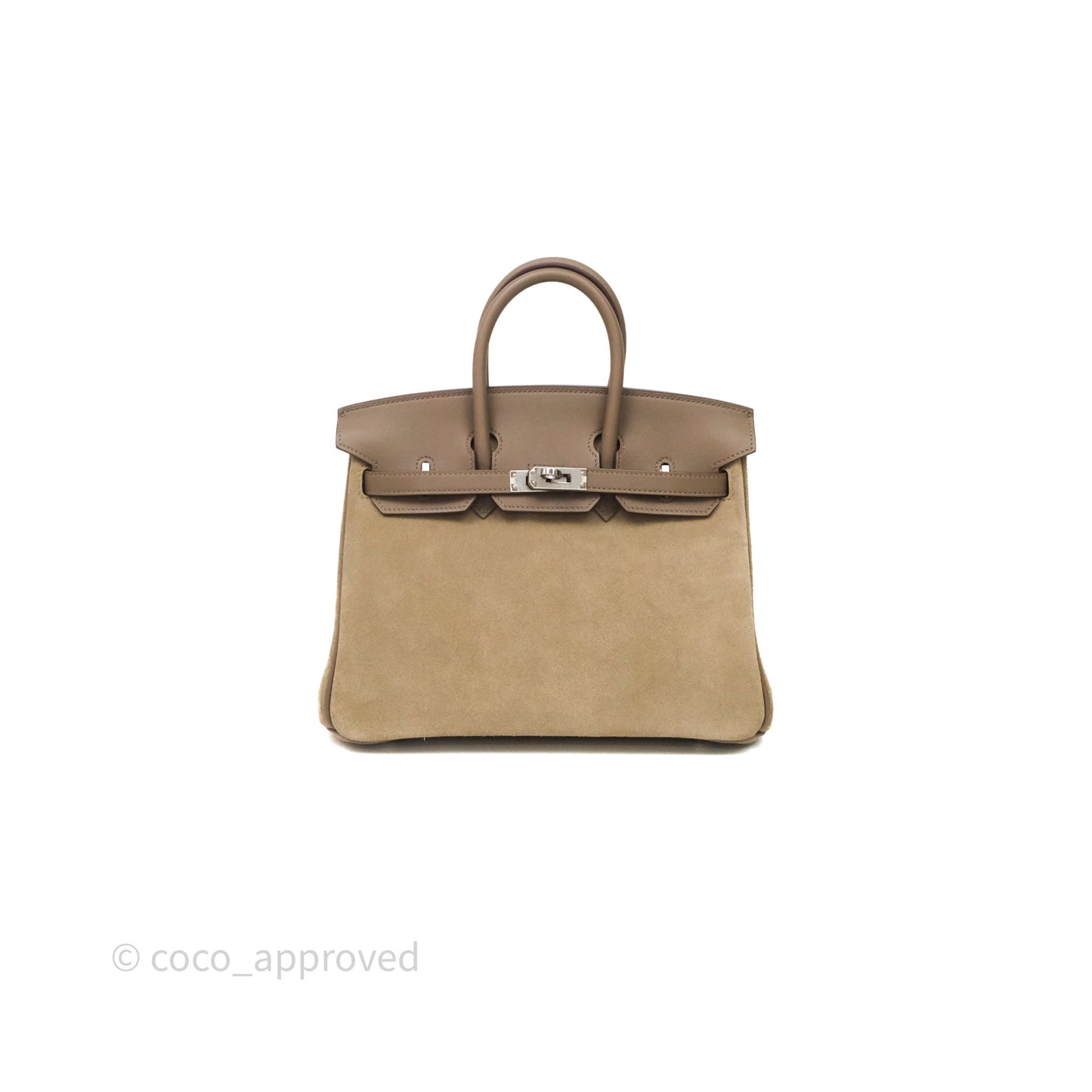 Hermès Birkin 25  Étoupe 18 Grizzly Palladium Hardware