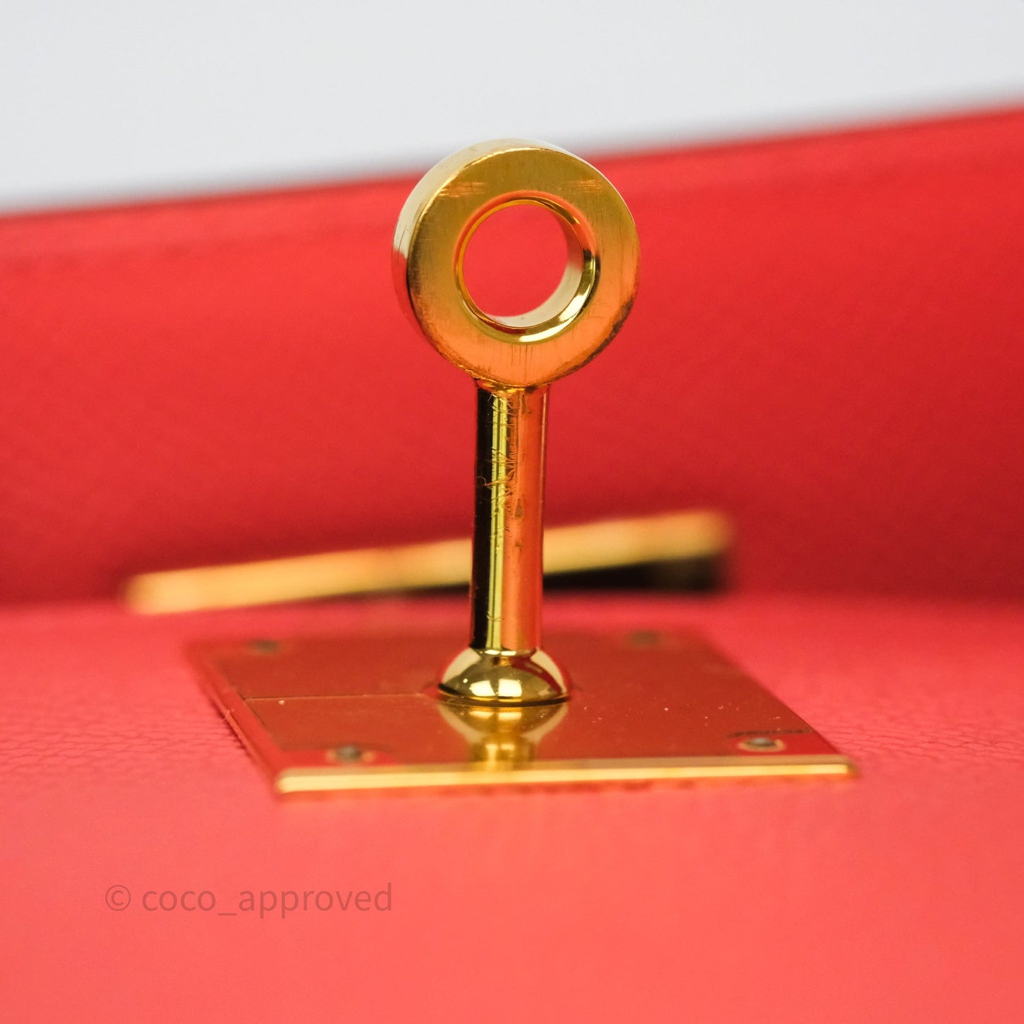 Hermès Sellier Kelly 28 Rose Jaipur Epsom Gold Hardware