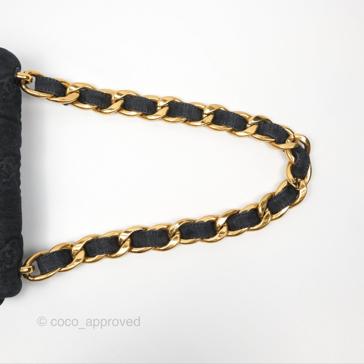 Chanel Medium Funky Town Flap Denim Aged Gold Hardware 22S