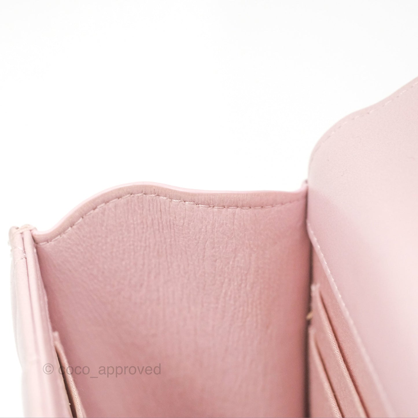 Chanel Mini Quilted Trendy CC Clutch With Chain Lilac Rose Clair Lambskin Gold Hardware